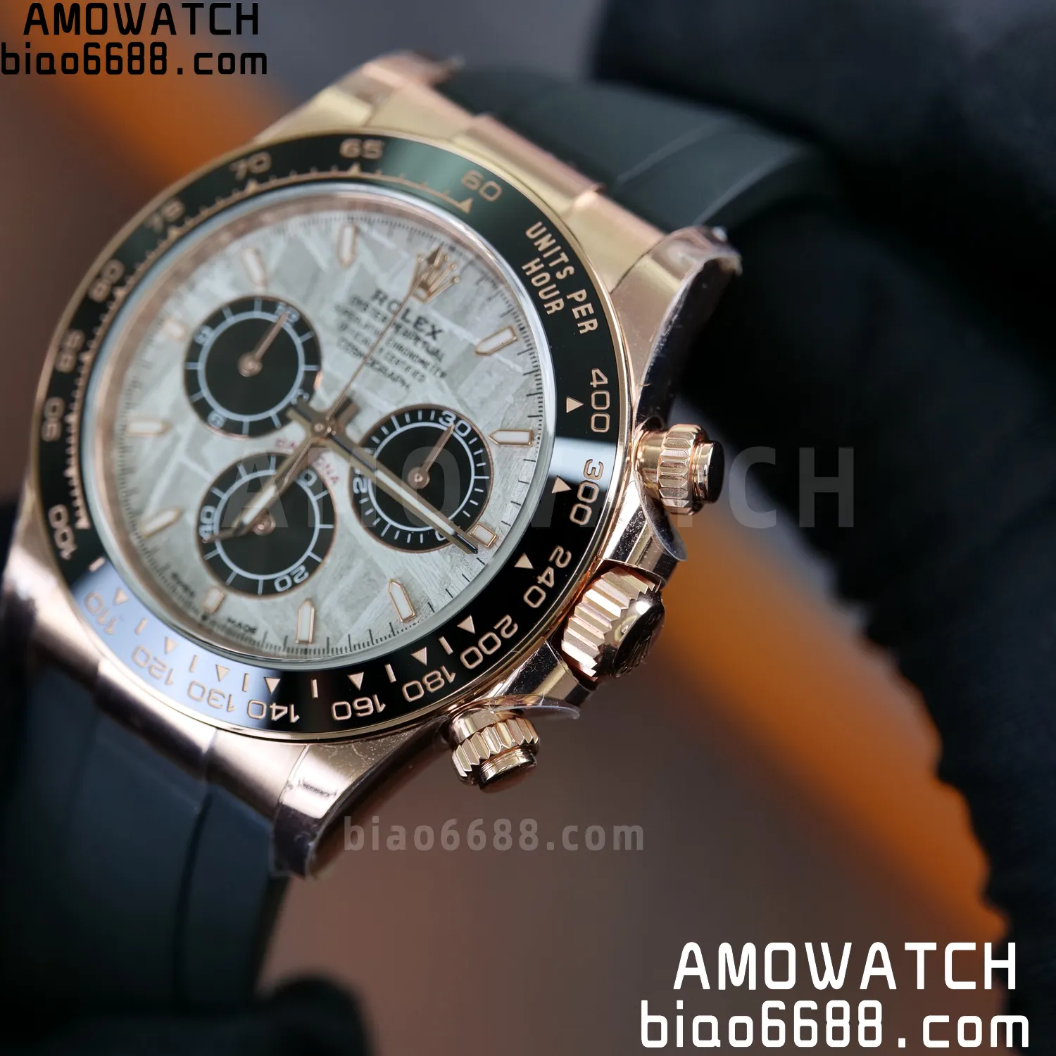 Rolex Daytona 126515 RG ARF1:1 Best Edition Meteorite Dial on Oysterflex Strap DD4131 72 497a8a31e788ef2 阿默表行AmoWatch