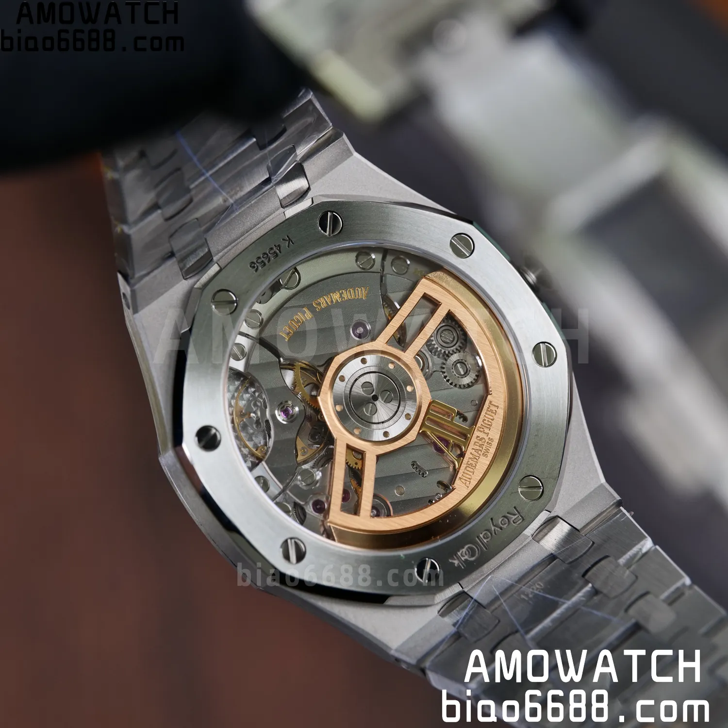 AP Royal Oak 41mm 15510ST SS APS Factory 1:1 Best Edition Black Dial on SS Bracelet SA4302 Super Clone (Free Sprung) 89 50b3388900bab7b 阿默表行AmoWatch
