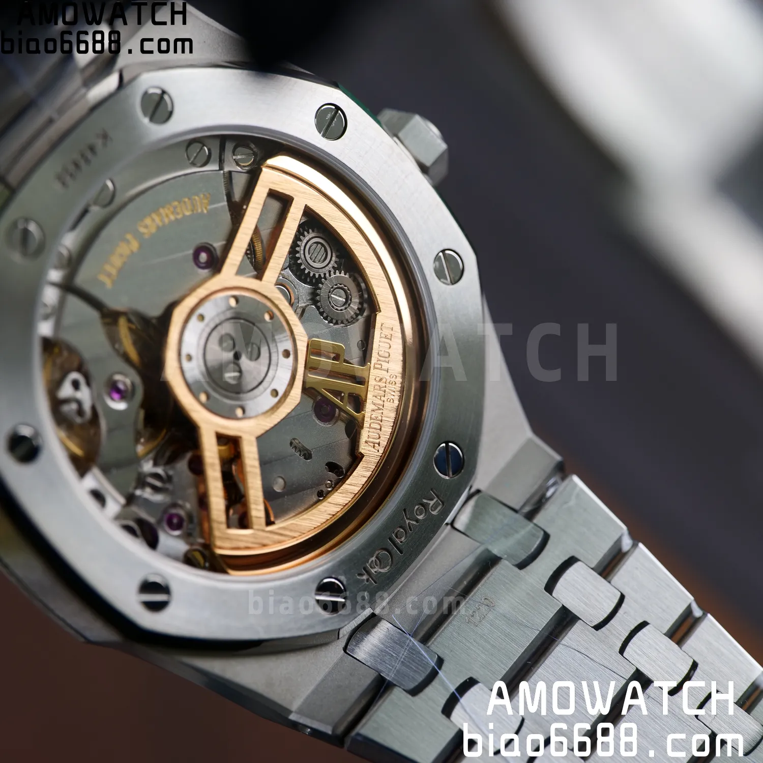 AP Royal Oak 41mm 15510ST SS APS Factory 1:1 Best Edition Black Dial on SS Bracelet SA4302 Super Clone (Free Sprung) 92 547962685b6ae8b 阿默表行AmoWatch