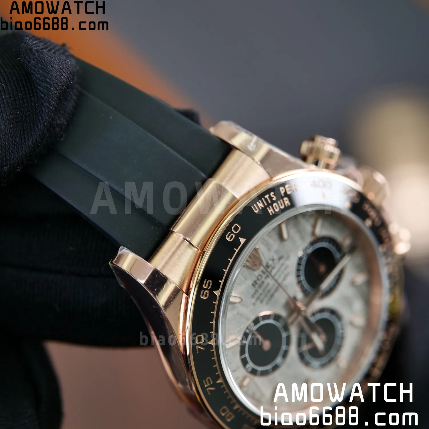 Rolex Daytona 126515 RG ARF1:1 Best Edition Meteorite Dial on Oysterflex Strap DD4131 75 5acd9744d2c43fe 阿默表行AmoWatch