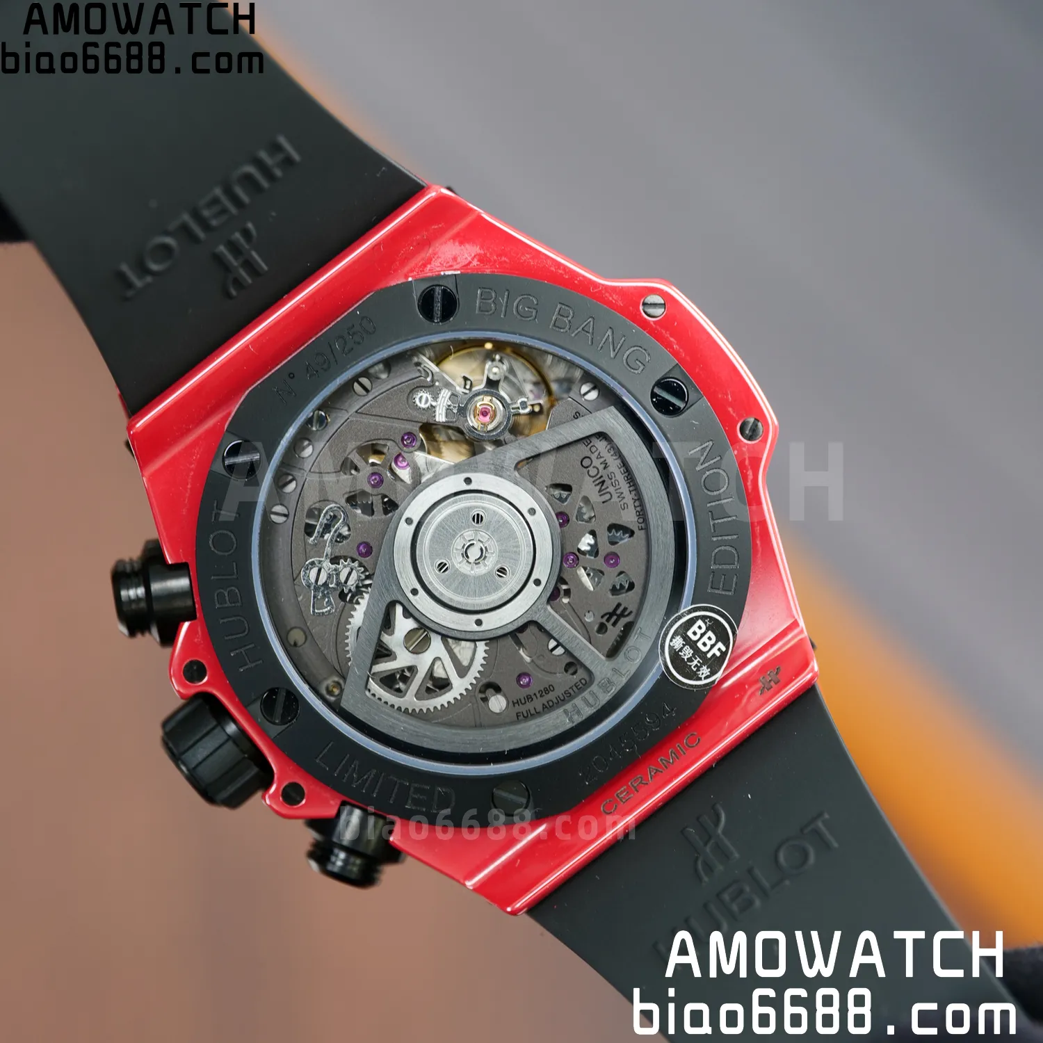 HUBLOT Big Bang Unico 441.CF.8513.RX 42mm BBF 1:1 Best Edition Red Ceramic 69 5dc7a78cc5f3820 AMO Watch