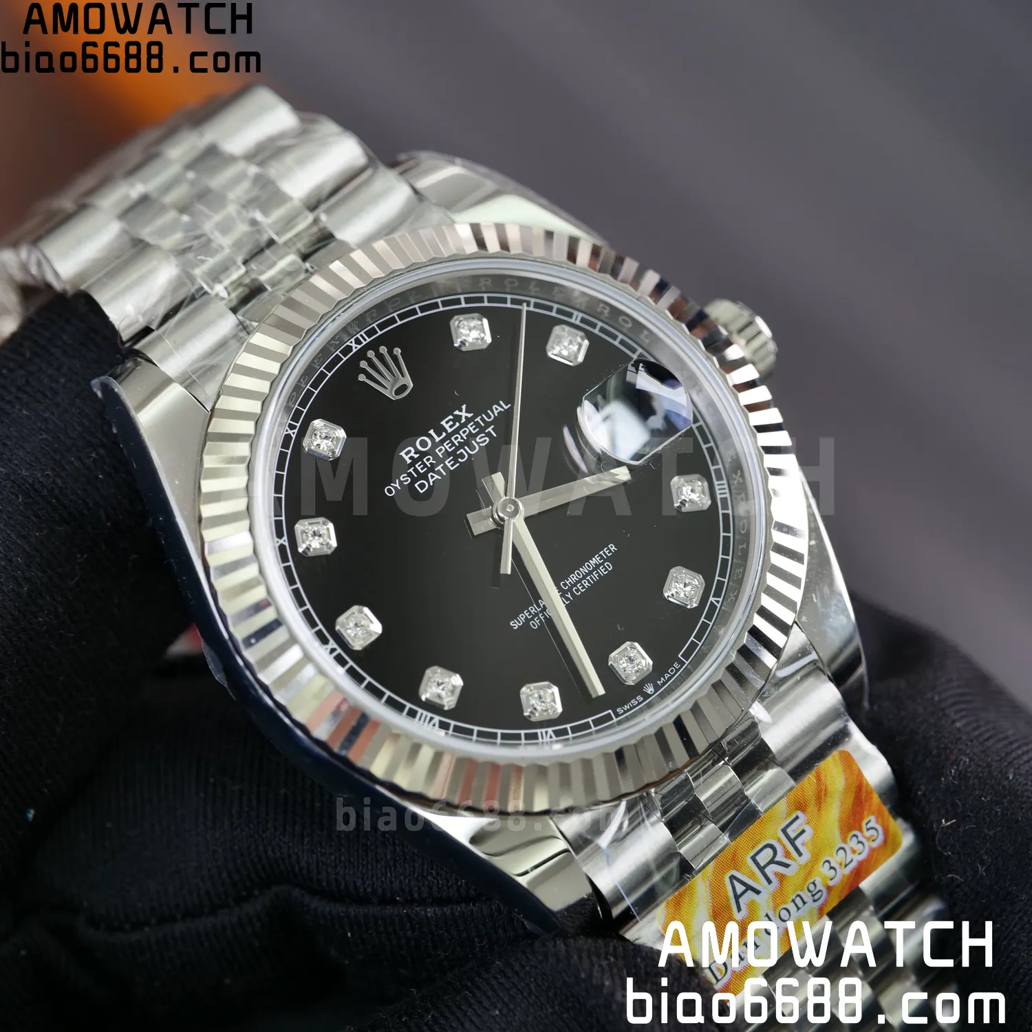 Rolex DateJust 126334-0020 41mm ARF 1:1 Best Edition Black Dial on Jubilee Bracelet dd3235 66 626d6e323c8c198 阿默表行AmoWatch