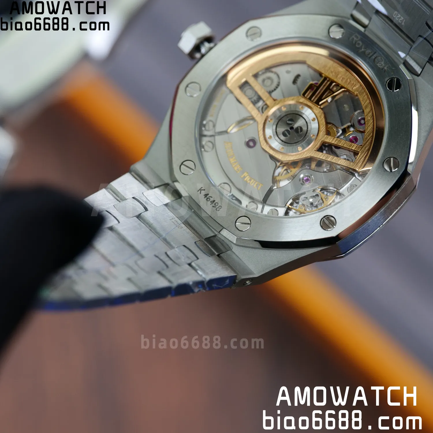 AP Royal Oak 41mm 15510ST SS APS Factory 1:1 Best Edition Black Dial on SS Bracelet SA4302 Super Clone (Free Sprung) 95 68a1b00ce184c16 阿默表行AmoWatch