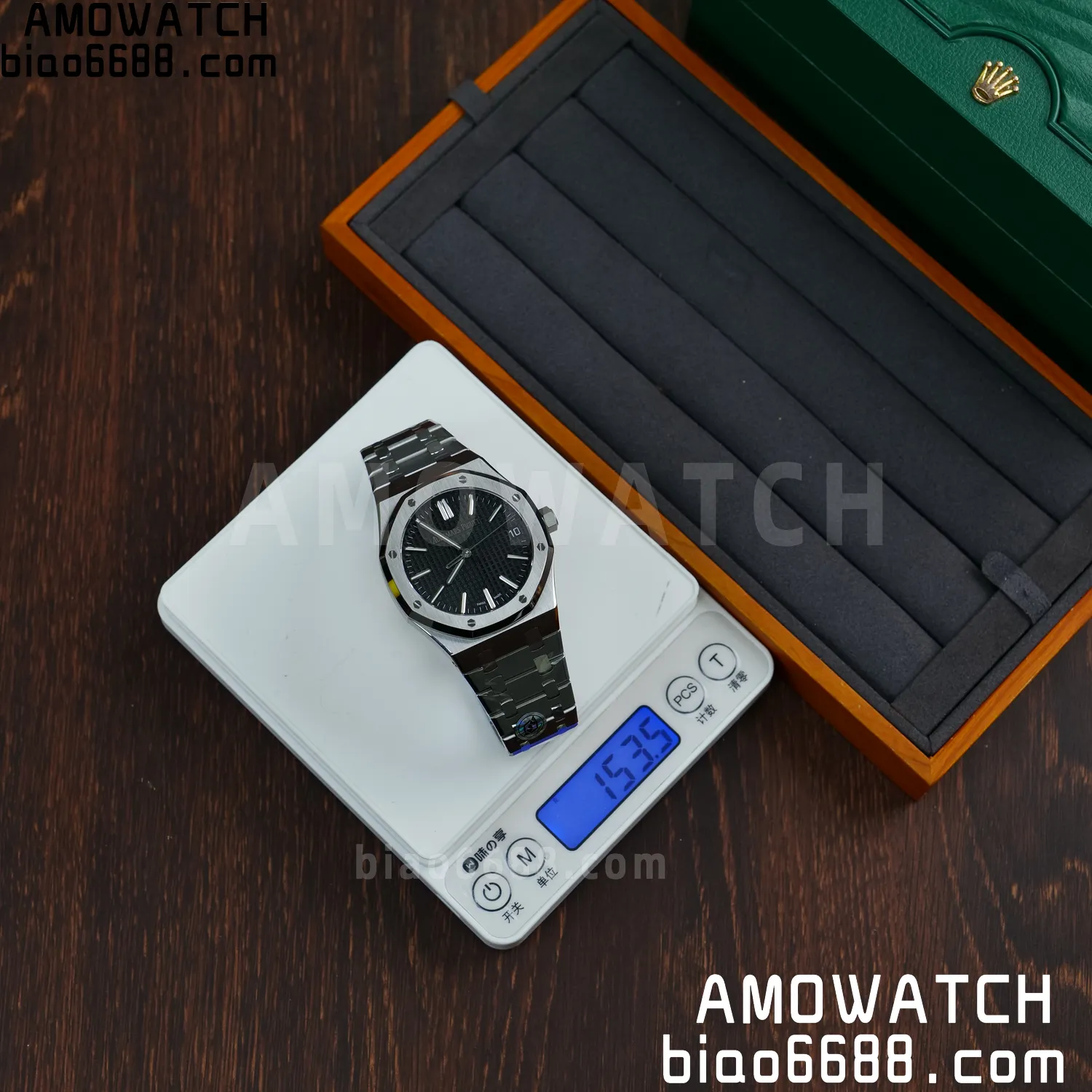 AP Royal Oak 41mm 15510ST SS APS Factory 1:1 Best Edition Black Dial on SS Bracelet SA4302 Super Clone (Free Sprung) 67 6c5ff0fe452f3cc 阿默表行AmoWatch