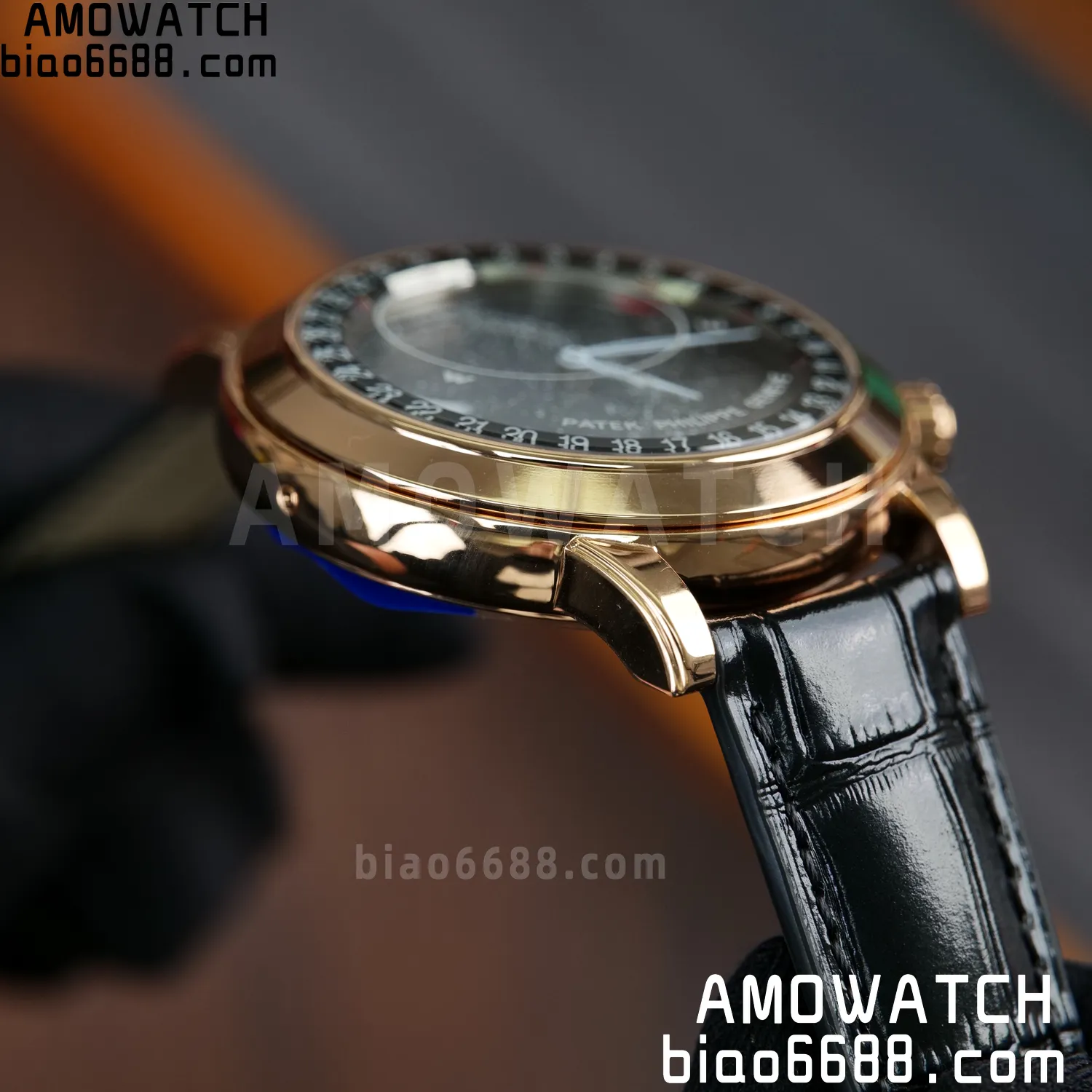 PP Grand Complications 6102P RG PPF 1:1 Best Edition Black Dial On Black Leather Strap Super Clone Asian 240 77 6feba879f566246 AMO Watch