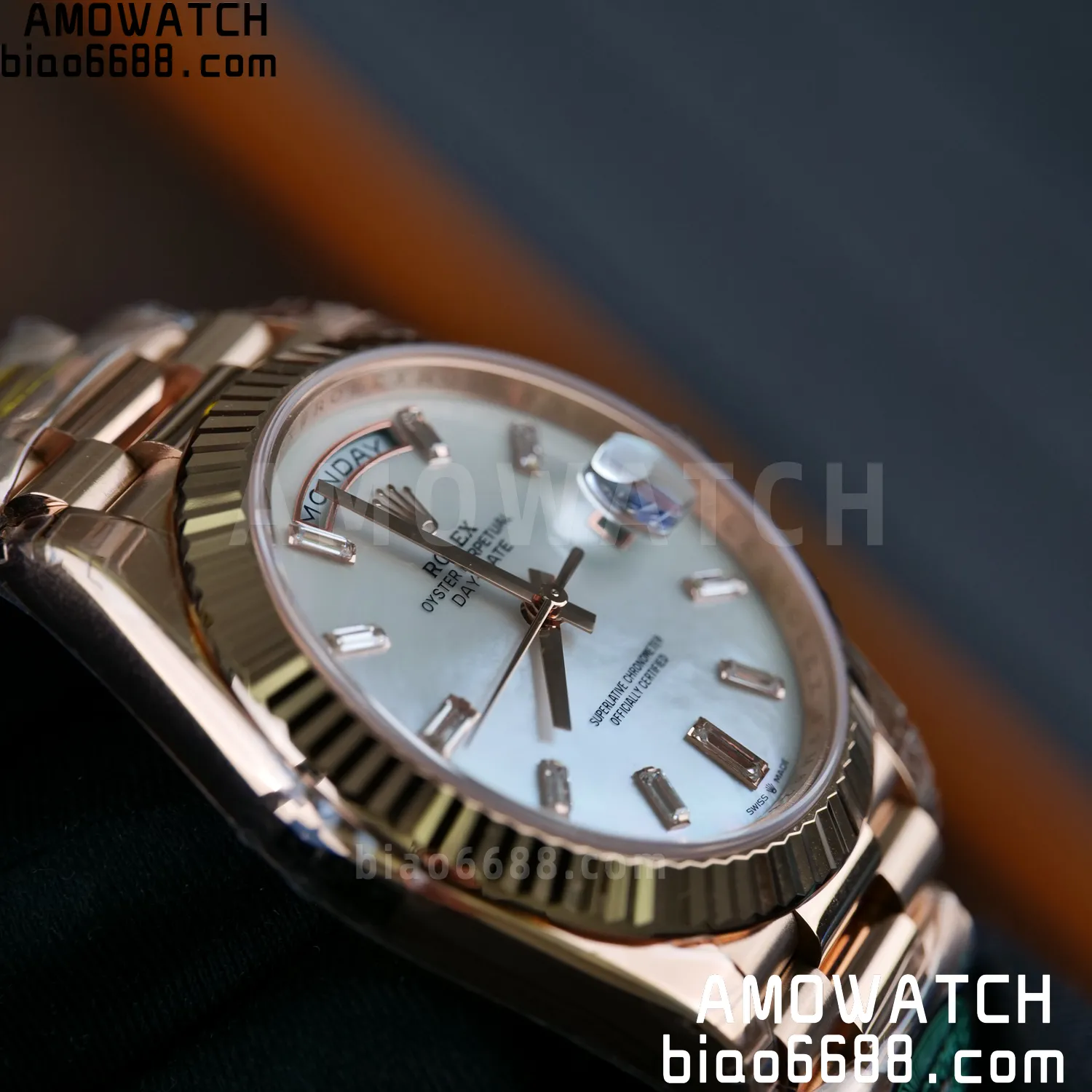 Rolex Day Date 40 RG 228236 RCF 1:1 Best Edition White Roman Dial on President Bracelet VR3255 (211g) 78 7582cb38be61c23 AMO Watch