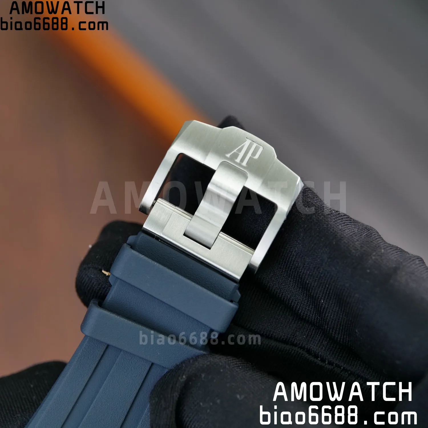 AP Royal Oak Offshore 43mm 26420so SS DDF 1:1 Best Edition Blue Dial on Blue Rubber Strap DD4401 Super Clone 89 795ddbd5521f9b4 AMO Watch