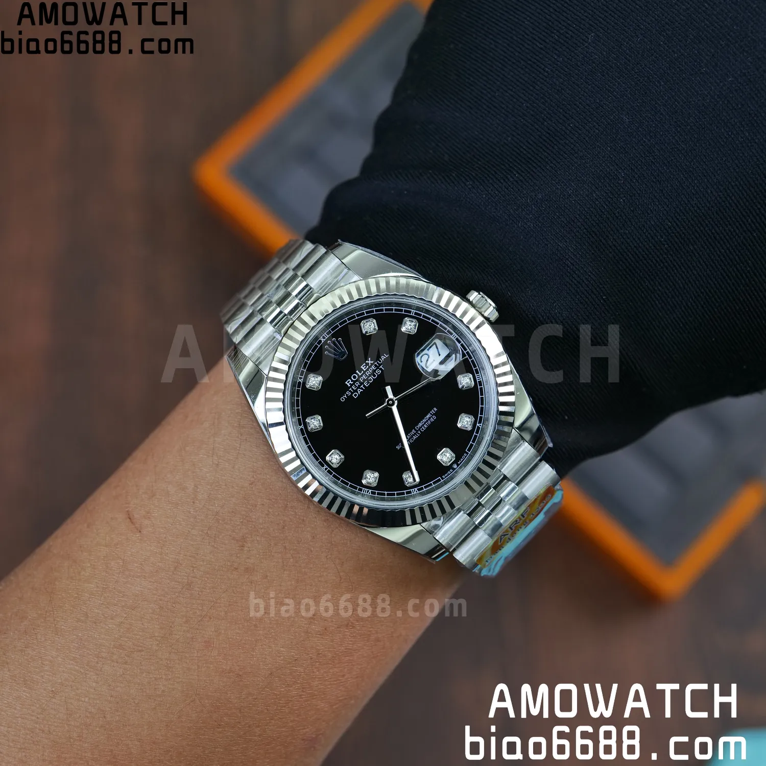 Rolex DateJust 126334-0020 41mm ARF 1:1 Best Edition Black Dial on Jubilee Bracelet dd3235 81 7e2fbd9c2718805 阿默表行AmoWatch