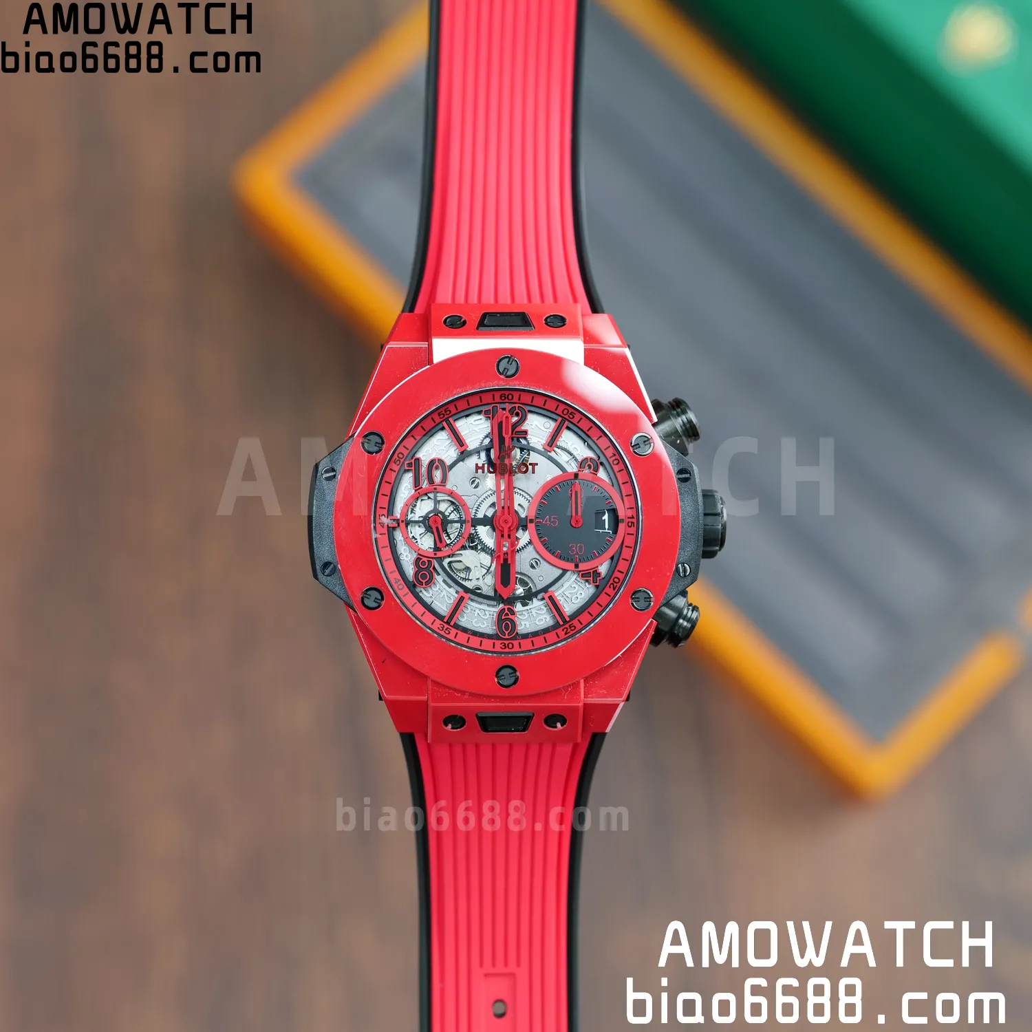 HUBLOT Big Bang Unico 441.CF.8513.RX 42mm BBF 1:1 Best Edition Red Ceramic 57 813f87dff800958 AMO Watch