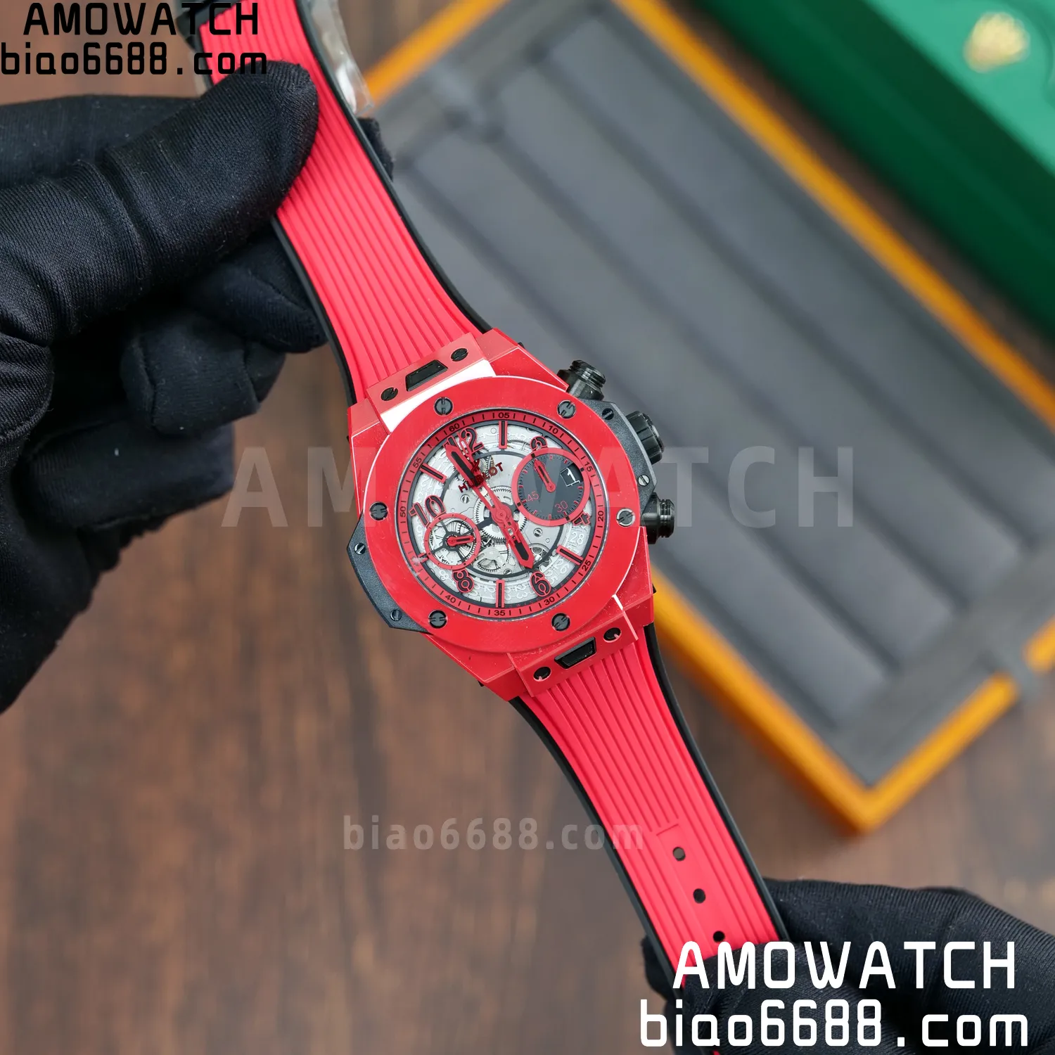 HUBLOT Big Bang Unico 441.CF.8513.RX 42mm BBF 1:1 Best Edition Red Ceramic 52 8255900d10ab464 AMO Watch