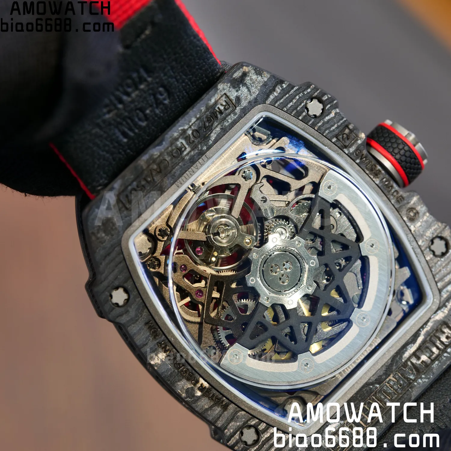 RICHARD MILLE RM67-02 Black NTPT Best Edition Italy Dial on Blue Nylon strap CRMA7 Clone V10 104 86e2dcb28715fa5 阿默表行AmoWatch