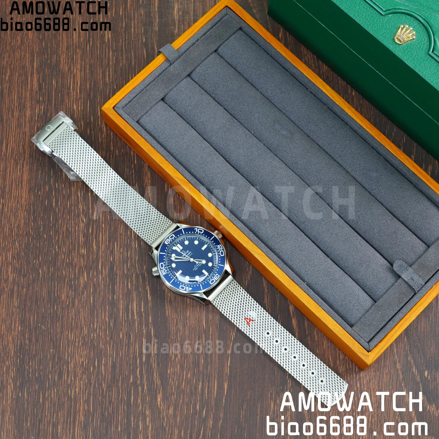 Omega Seamaster 300m 42mm VSF 1:1 Best Edition Blue Dial SA8806 Super Clone V6 72 8fe14a98e0b3324 阿默表行AmoWatch