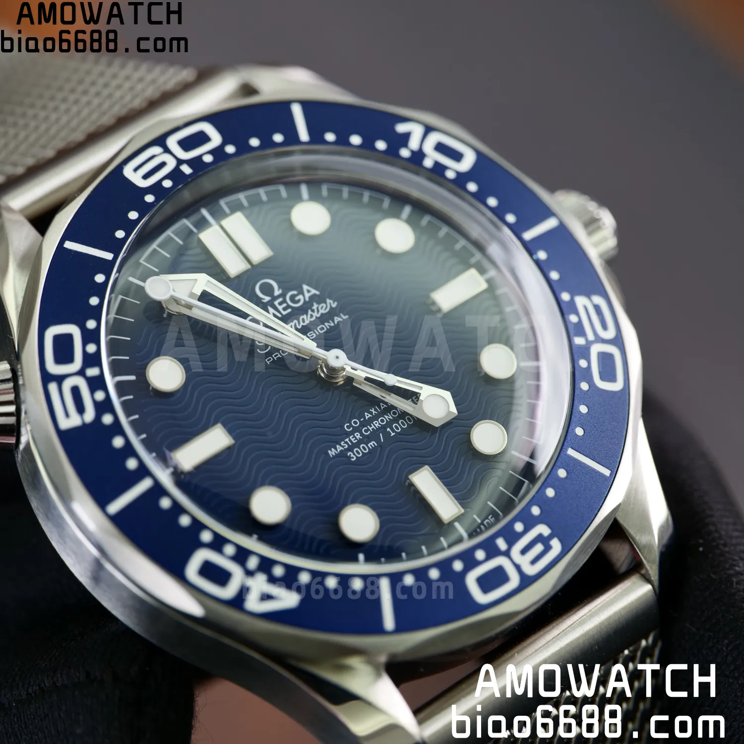 Omega Seamaster 300m 42mm VSF 1:1 Best Edition Blue Dial SA8806 Super Clone V6 92 926dbadd782a834 阿默表行AmoWatch