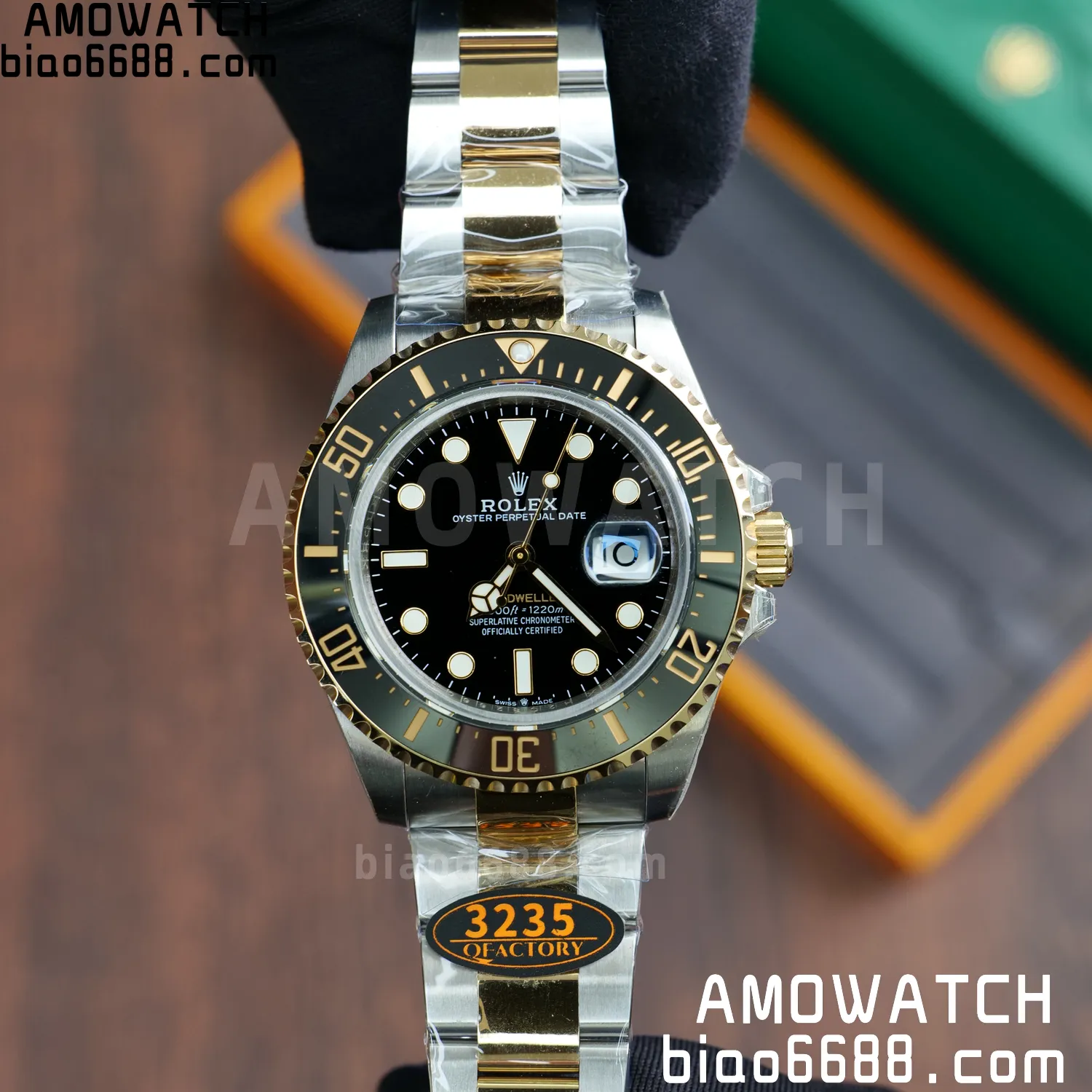 Rolex Sea Dweller 126603 QF 1:1 Best Edition 904L SS/YG Case and Bracelet VR3235 57 943f9830d0b9ecf 阿默表行AmoWatch