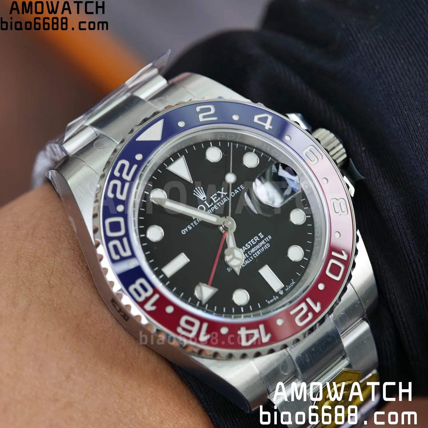 Rolex GMT-Master II 126719 Gold Factory 1:1 Best Edition Black Dial V4 195g (Weighted) 82 94f4e32532d2df9 阿默表行AmoWatch