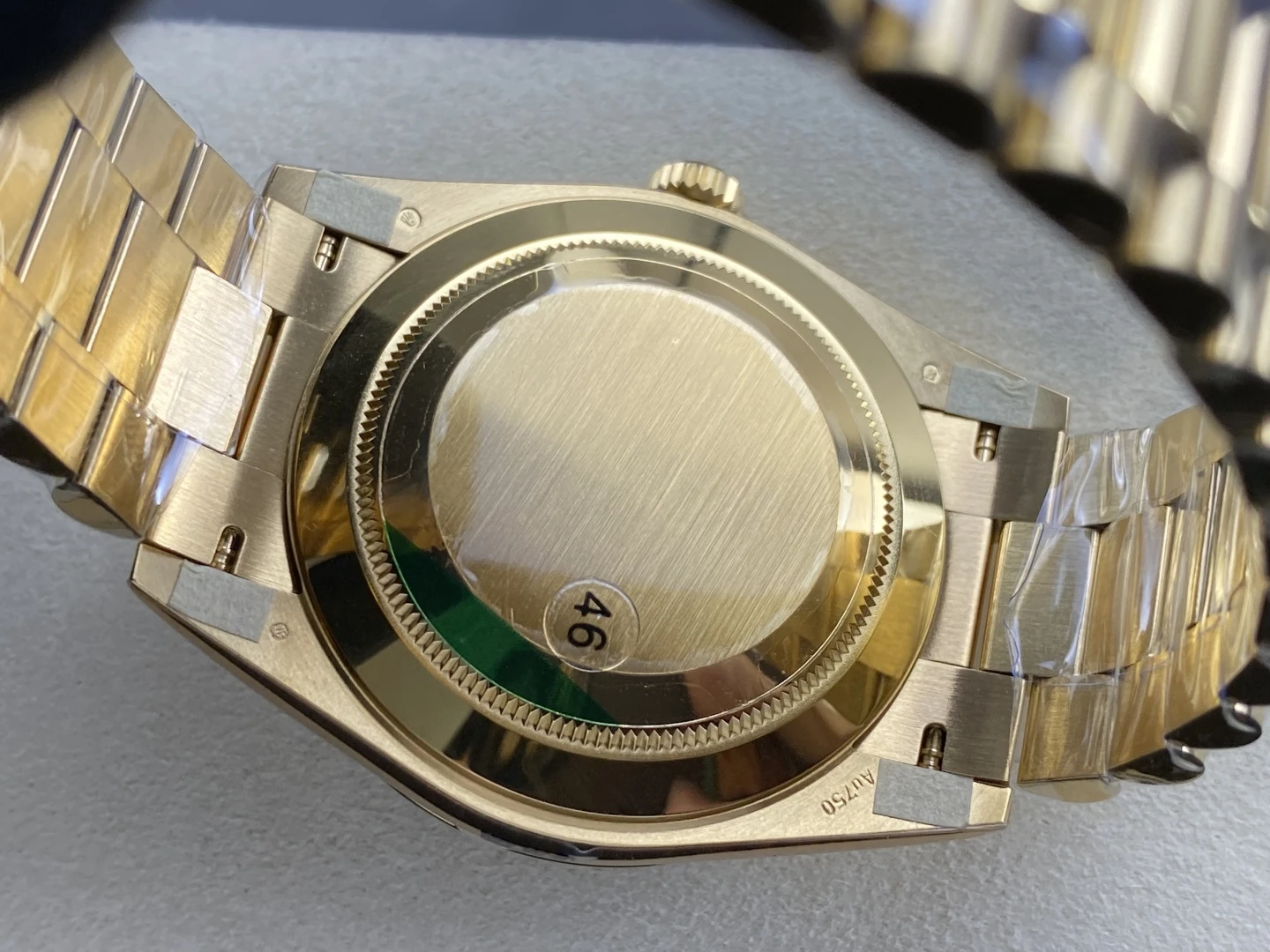 Rolex DayDate 228238 YG 40mm VSF 1:1 Best Edition Green Roman Dial Fluted Bezel 3255 V2 29 9c751b9875e2231 阿默表行AmoWatch