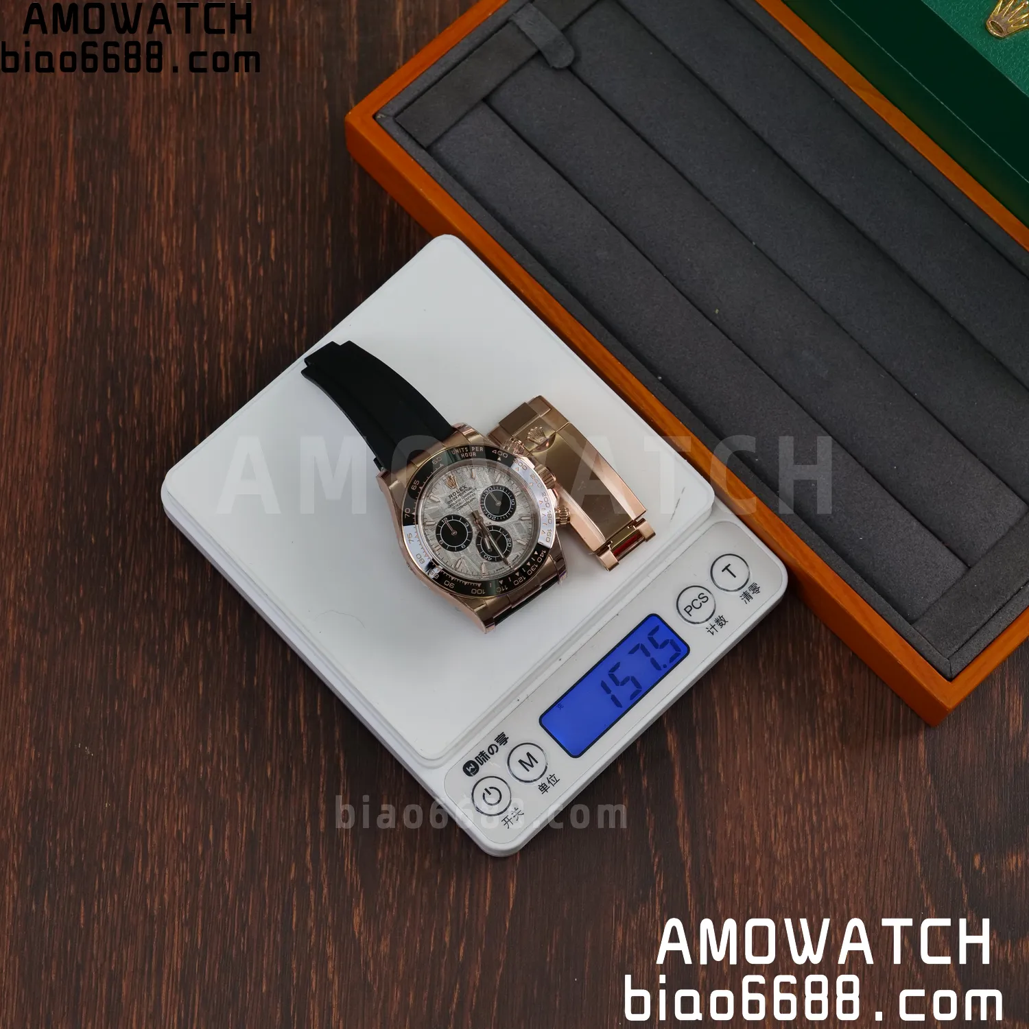 Rolex Daytona 126515 RG ARF1:1 Best Edition Meteorite Dial on Oysterflex Strap DD4131 61 a0be6d01294e449 阿默表行AmoWatch