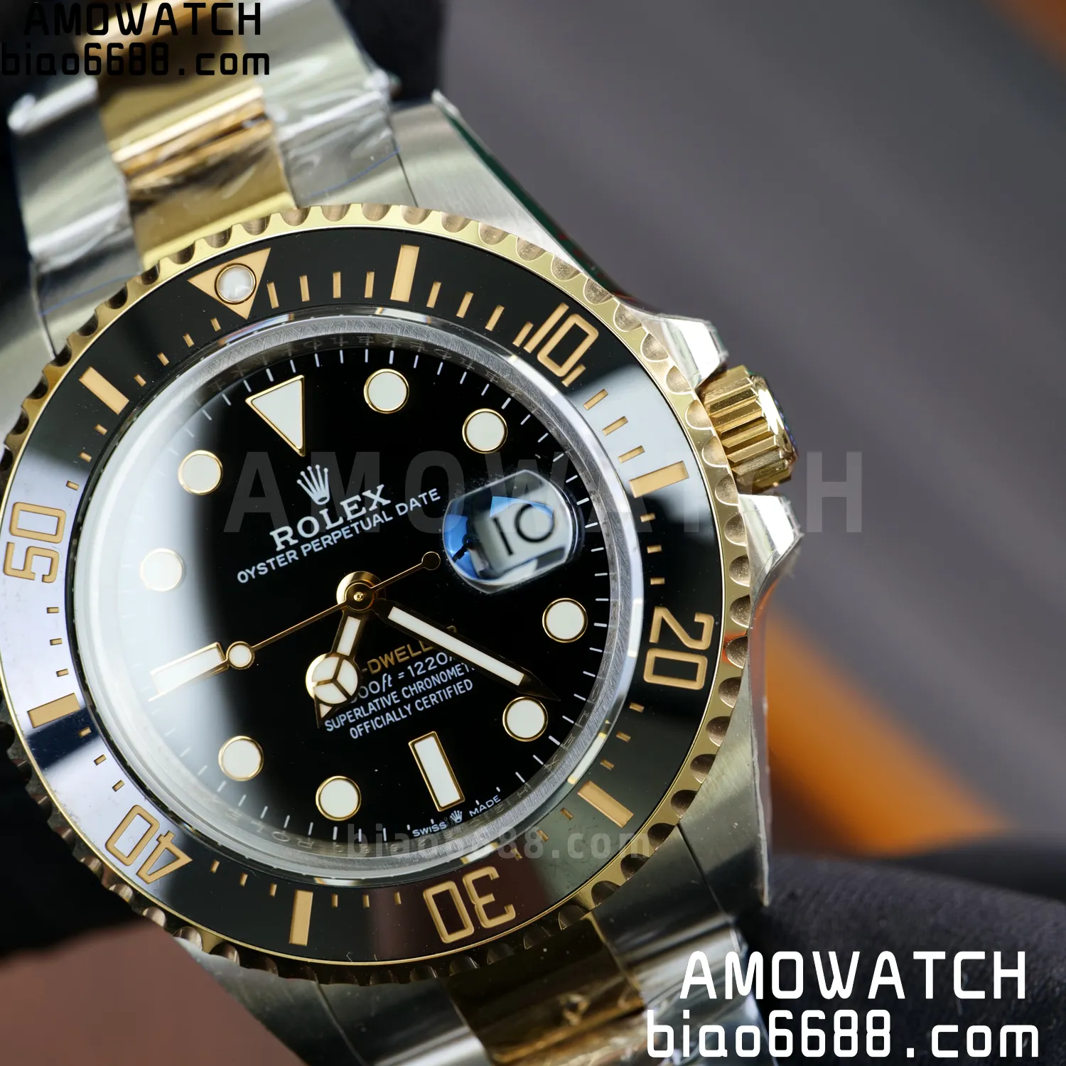 Rolex Sea Dweller 126603 QF 1:1 Best Edition 904L SS/YG Case and Bracelet VR3235 66 a2640bfde2ede45 阿默表行AmoWatch
