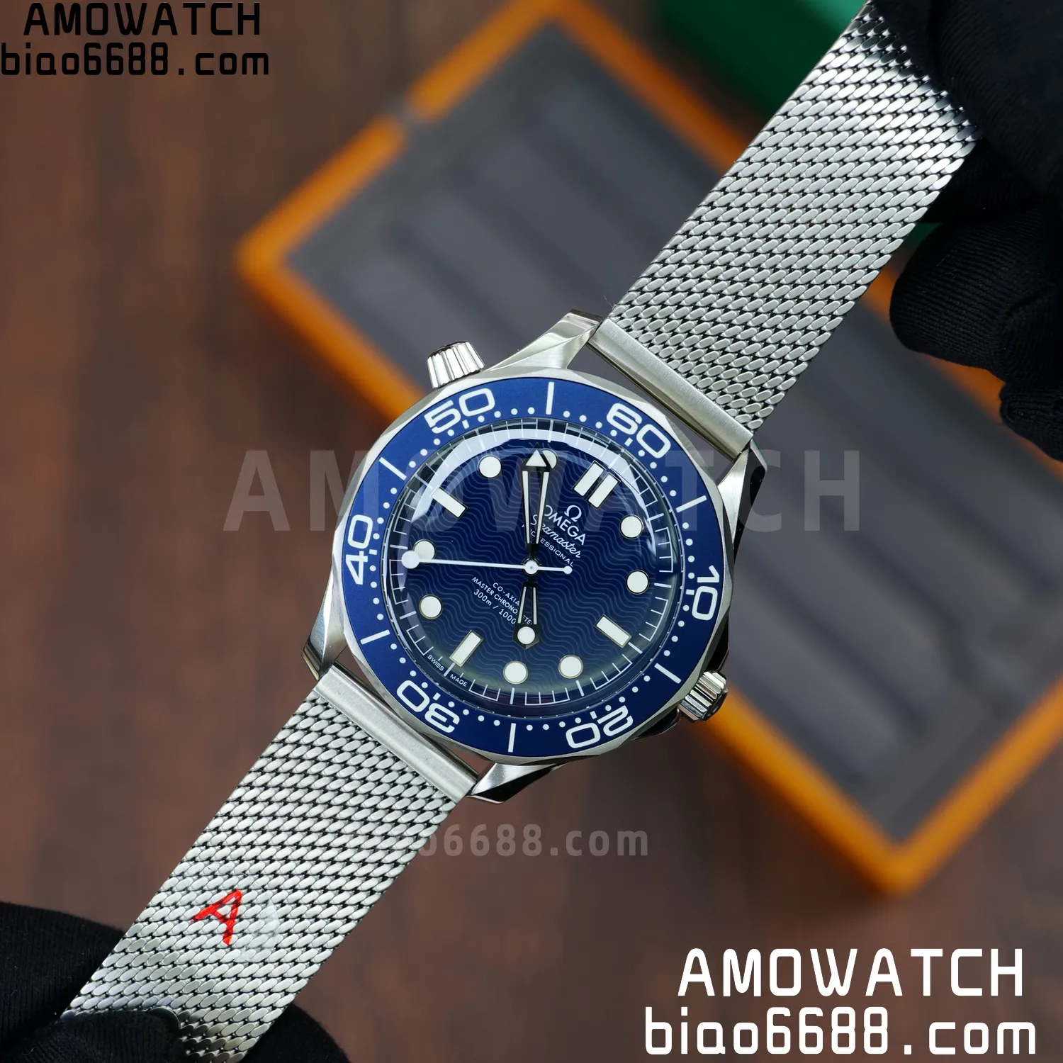 Omega Seamaster 300m 42mm VSF 1:1 Best Edition Blue Dial SA8806 Super Clone V6 76 a509772af5af9bc 阿默表行AmoWatch