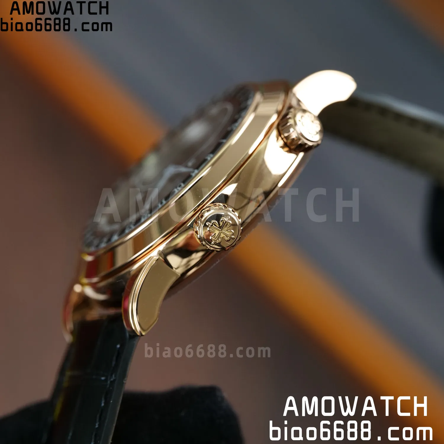 PP Grand Complications 6102P RG PPF 1:1 Best Edition Black Dial On Black Leather Strap Super Clone Asian 240 79 a7a8e1af851c318 AMO Watch