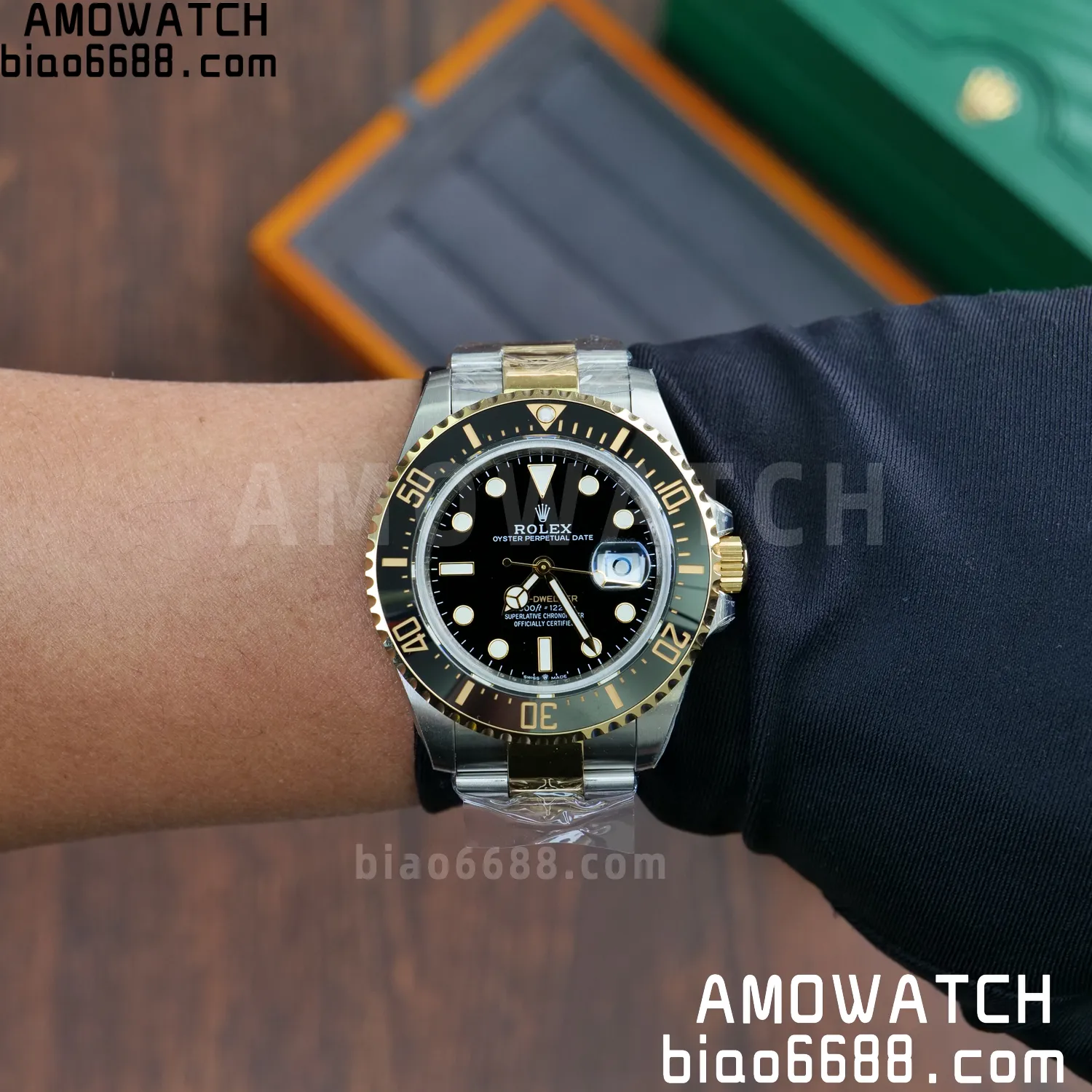 Rolex Sea Dweller 126603 QF 1:1 Best Edition 904L SS/YG Case and Bracelet VR3235 74 a9fb84d0581f252 阿默表行AmoWatch