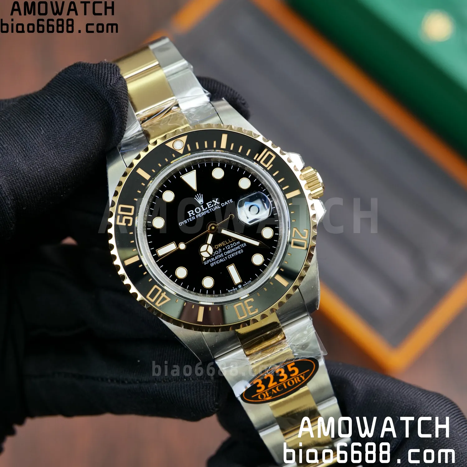 Rolex Sea Dweller 126603 QF 1:1 Best Edition 904L SS/YG Case and Bracelet VR3235 53 ad26a4a733e33ba 阿默表行AmoWatch