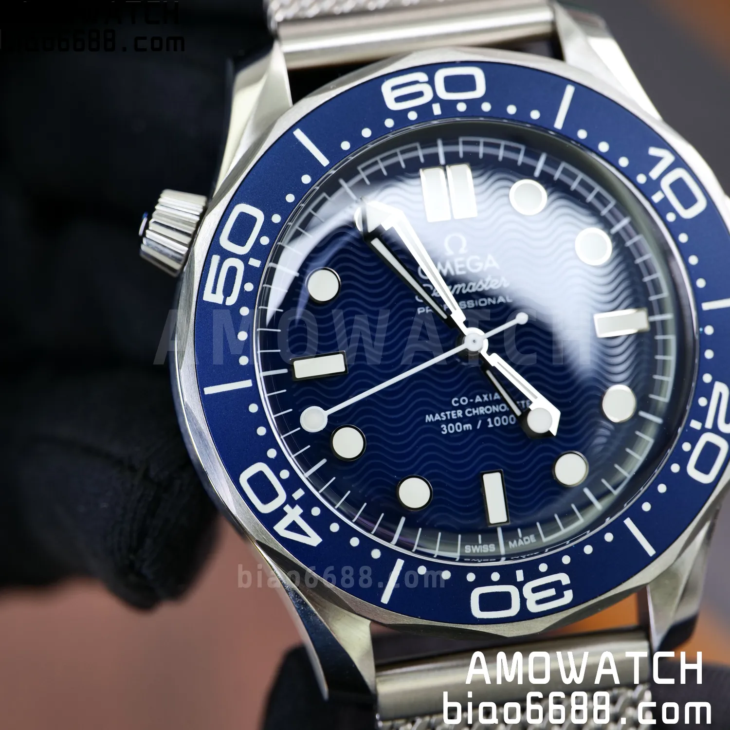 Omega Seamaster 300m 42mm VSF 1:1 Best Edition Blue Dial SA8806 Super Clone V6 89 b15a24cdc166ba2 阿默表行AmoWatch