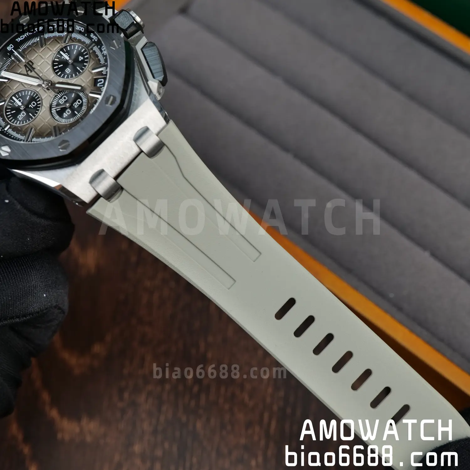 AP Royal Oak Offshore 43mm 26420so SS DDF 1:1 Best Edition Smoked Dial on Gray Rubber Strap DD4401 Super Clone 76 b63fc1a82f5495d 阿默表行AmoWatch
