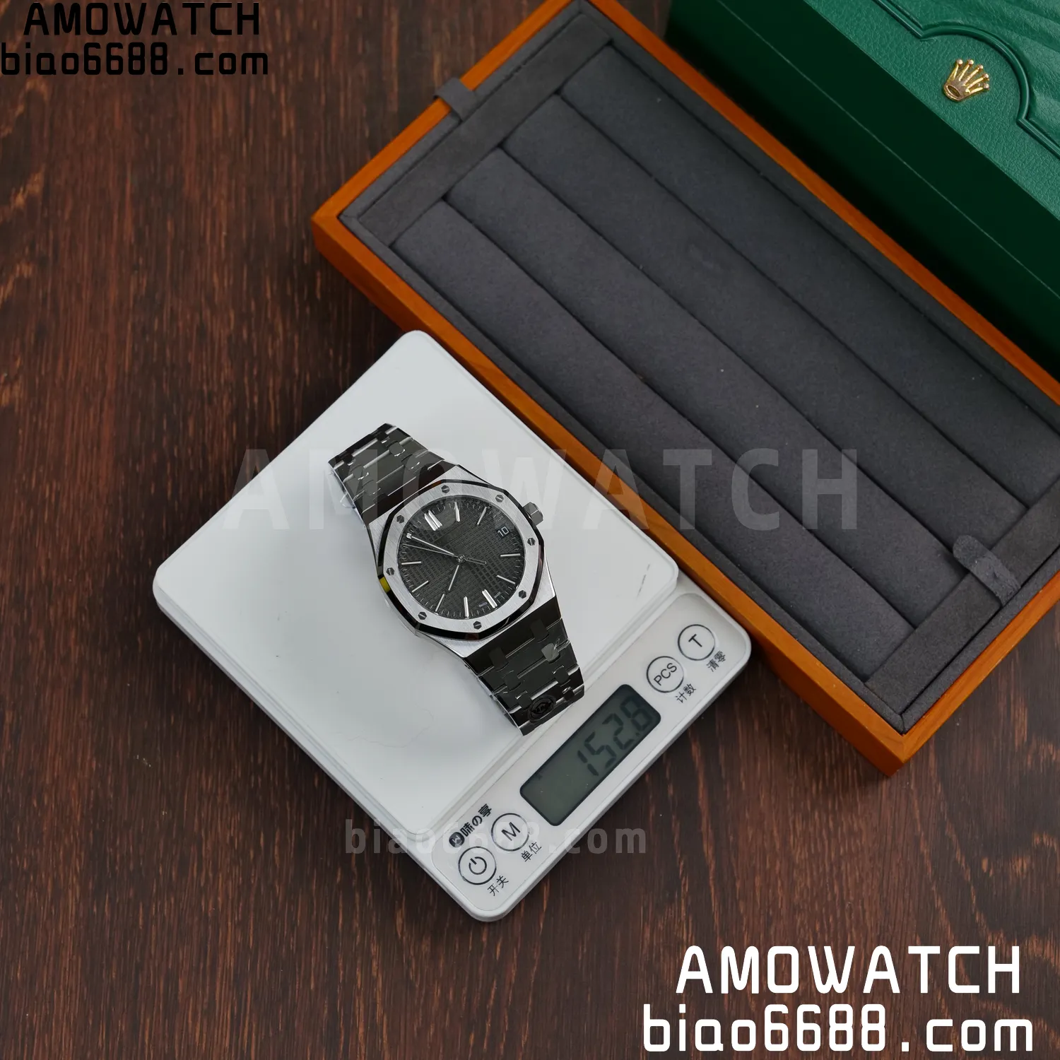 AP Royal Oak 41mm 15510ST SS APS Factory 1:1 Best Edition Black Dial on SS Bracelet SA4302 Super Clone (Free Sprung) 69 b7e99a3dcb68539 阿默表行AmoWatch