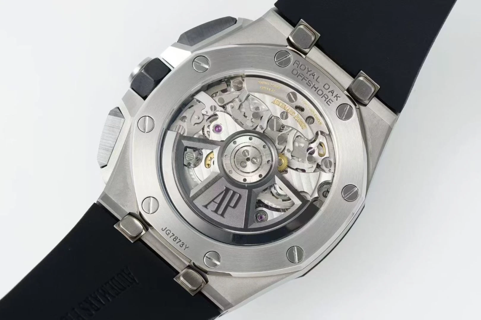 AP Royal Oak Offshore 43mm 26420so SS DDF 1:1 Best Edition Black/White Dial on Black Rubber Strap DD4401 Super Clone 25 c05d62111e2ee03 1 AMO Watch