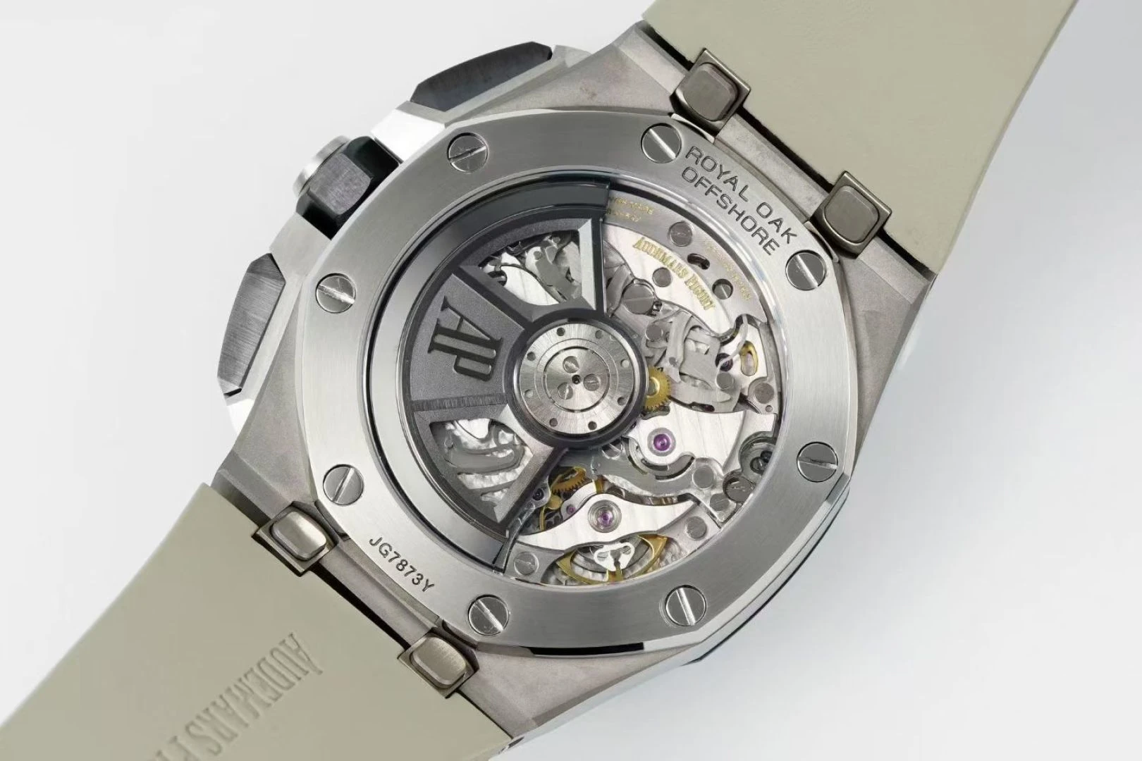 AP Royal Oak Offshore 43mm 26420so SS DDF 1:1 Best Edition Smoked Dial on Gray Rubber Strap DD4401 Super Clone 26 c05d62111e2ee03 AMO Watch