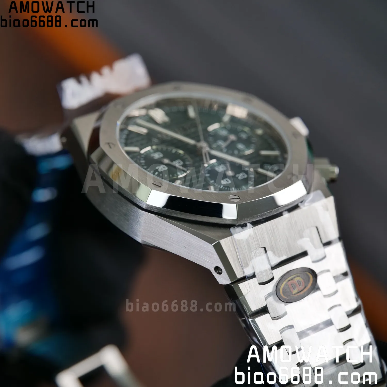 Royal Oak Chrono 26240 SS DDF 1:1 Best Edition Green Dial on SS Bracelet DD4401 Super Clone (50th Anniversary) 69 c09f625ee92c428 AMO Watch