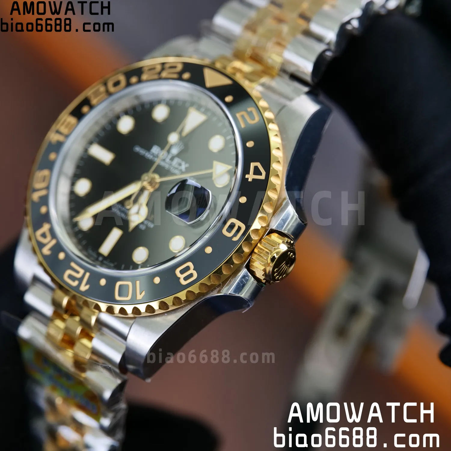 Rolex GMT-Master II 126713 GRNR ARF 1:1 Best Edition on Black Dial SS/YG Bracelet Super Clone DD3285 66 c209372f26b682d 阿默表行AmoWatch