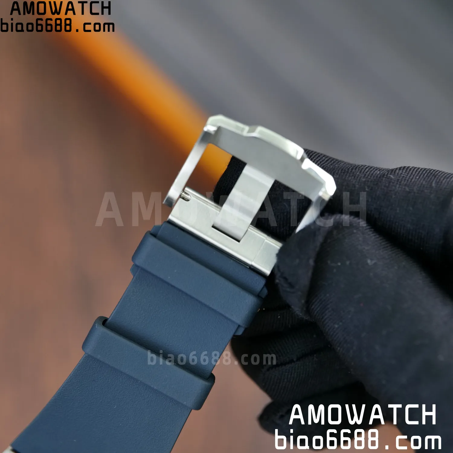 AP Royal Oak Offshore 43mm 26420so SS DDF 1:1 Best Edition Blue Dial on Blue Rubber Strap DD4401 Super Clone 90 c2b316af7f724d8 AMO Watch