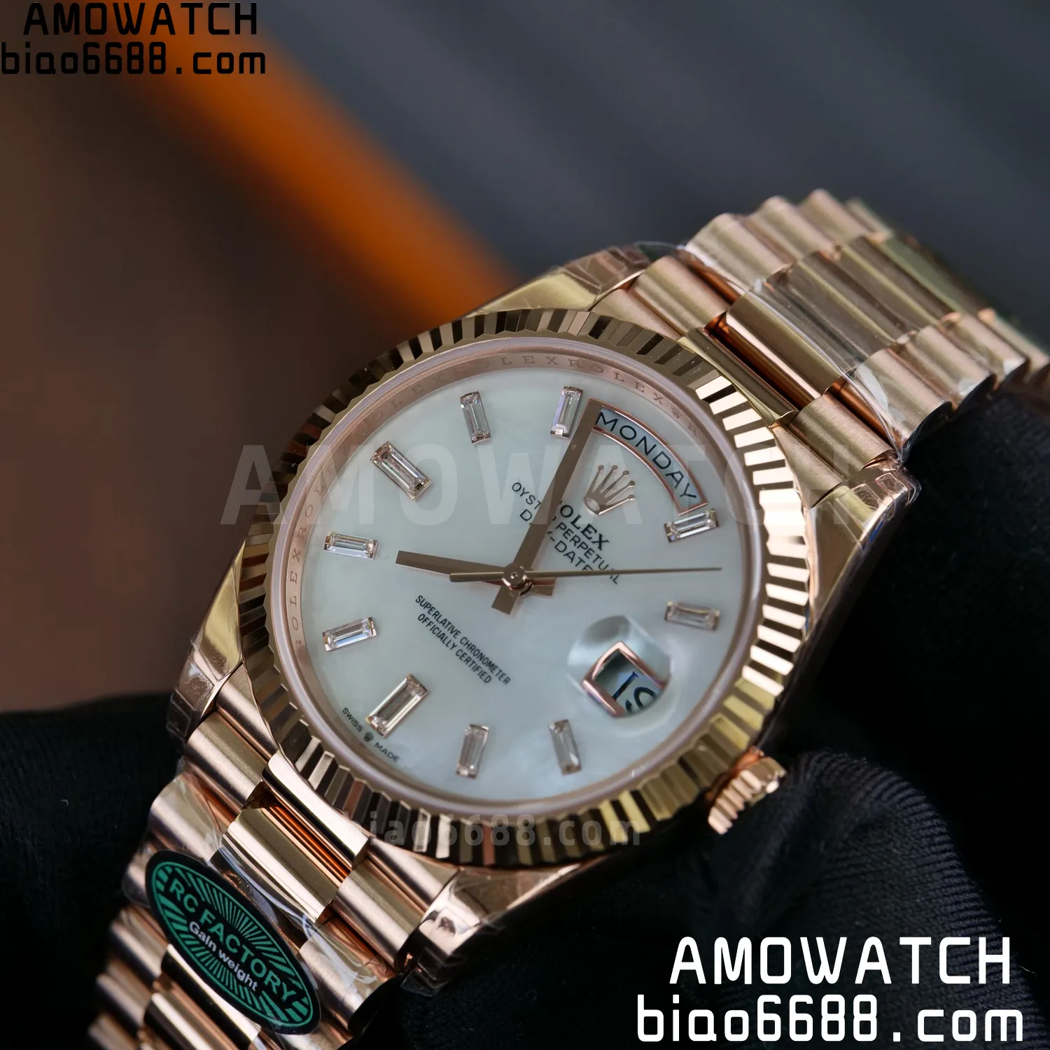 Rolex Day Date 40 RG 228236 RCF 1:1 Best Edition White Roman Dial on President Bracelet VR3255 (211g) 73 c58124685db6ac2 AMO Watch