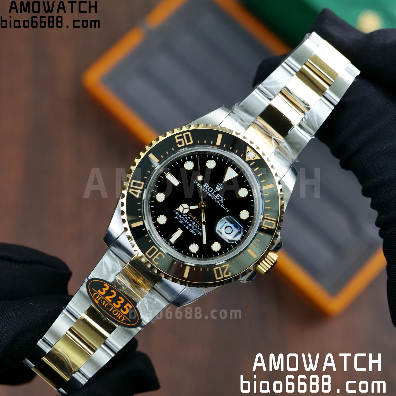 Rolex Sea Dweller 126603 QF 1:1 Best Edition 904L SS/YG Case and Bracelet VR3235 54 ca63405357de3bc 阿默表行AmoWatch