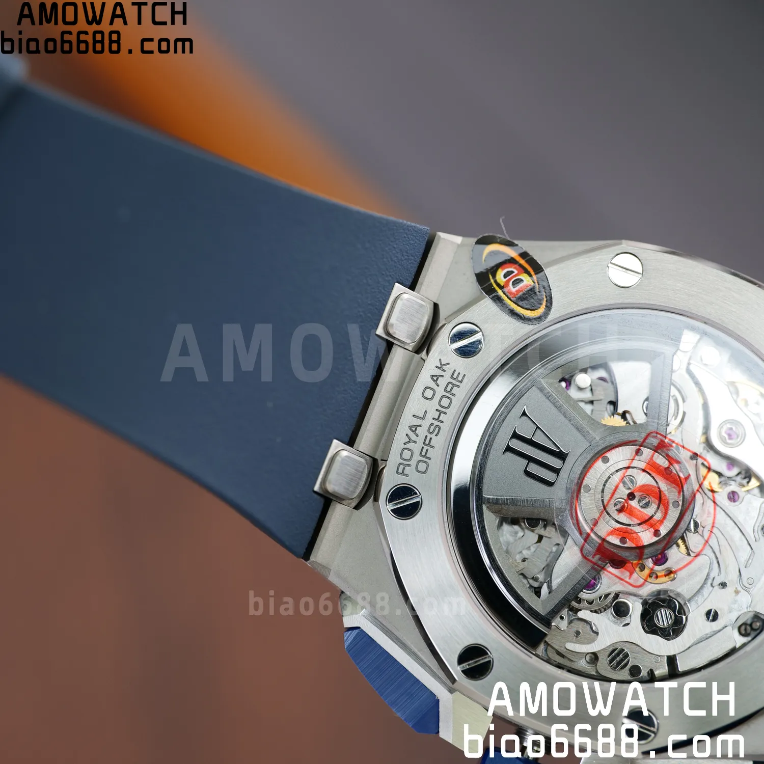 AP Royal Oak Offshore 43mm 26420so SS DDF 1:1 Best Edition Blue Dial on Blue Rubber Strap DD4401 Super Clone 87 cd818d311345628 AMO Watch
