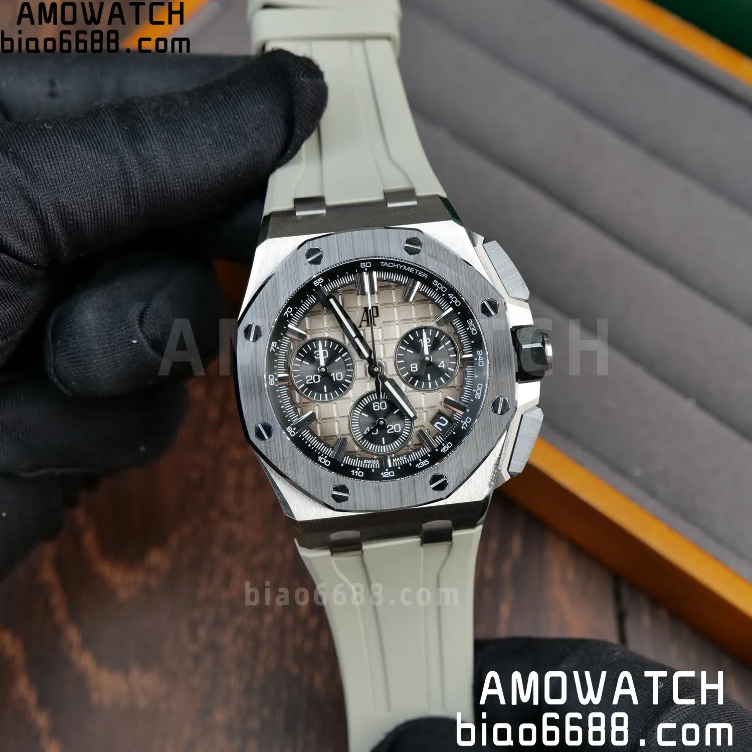 AP Royal Oak Offshore 43mm 26420so SS DDF 1:1 Best Edition Smoked Dial on Gray Rubber Strap DD4401 Super Clone 73 d2a62d482d8e0cc 阿默表行AmoWatch