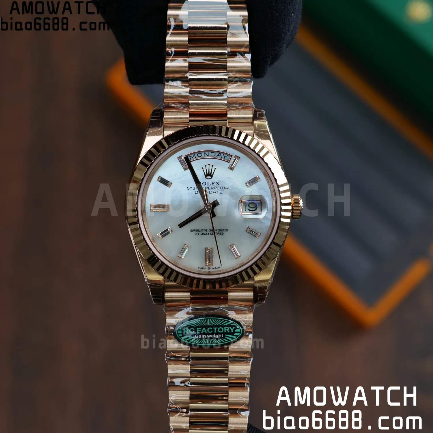 Rolex Day Date 40 RG 228236 RCF 1:1 Best Edition White Roman Dial on President Bracelet VR3255 (211g) 66 d7982e01dd7bd89 AMO Watch