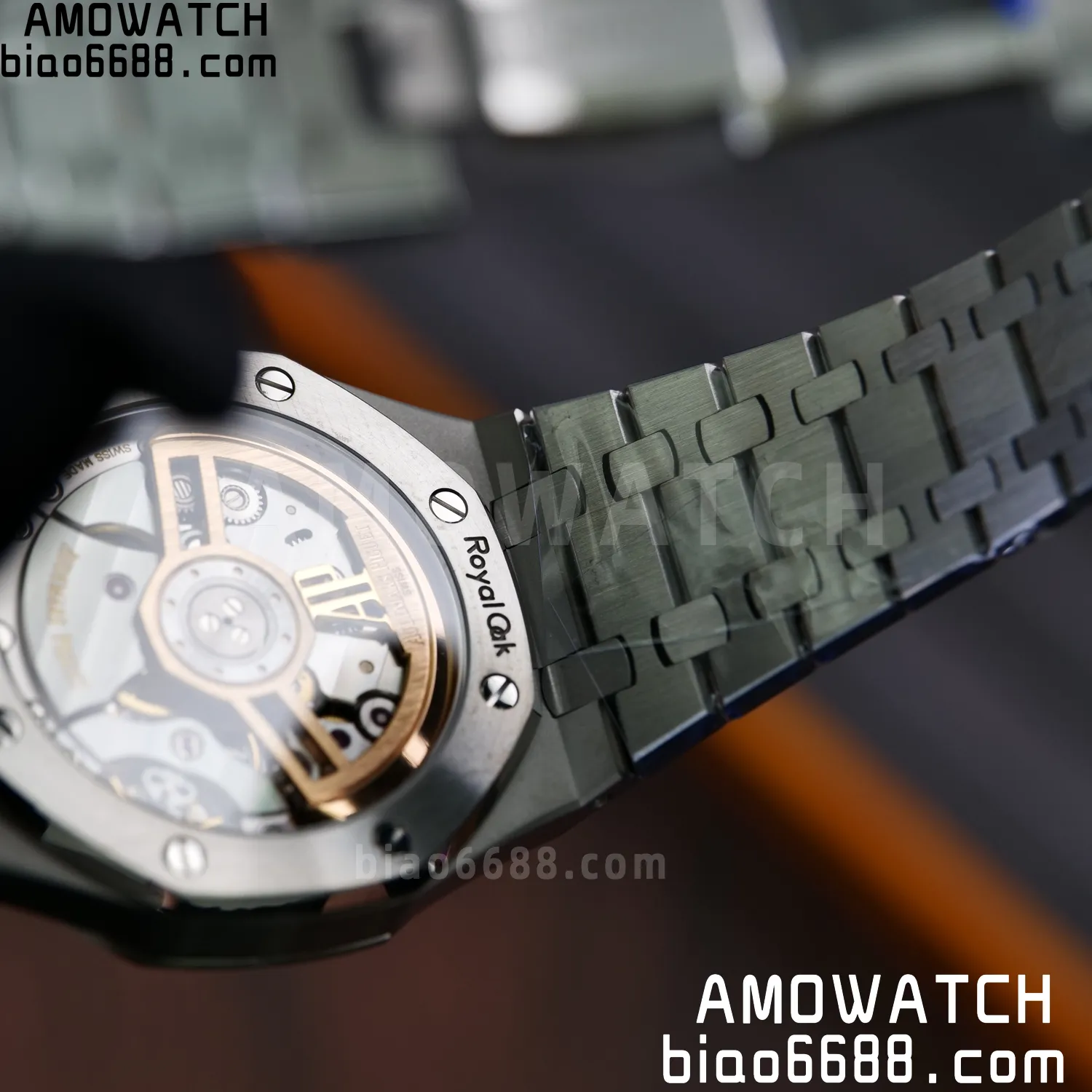 AP Royal Oak 41mm 15510ST SS APS Factory 1:1 Best Edition Black Dial on SS Bracelet SA4302 Super Clone (Free Sprung) 94 dbf42332bbfcd44 阿默表行AmoWatch