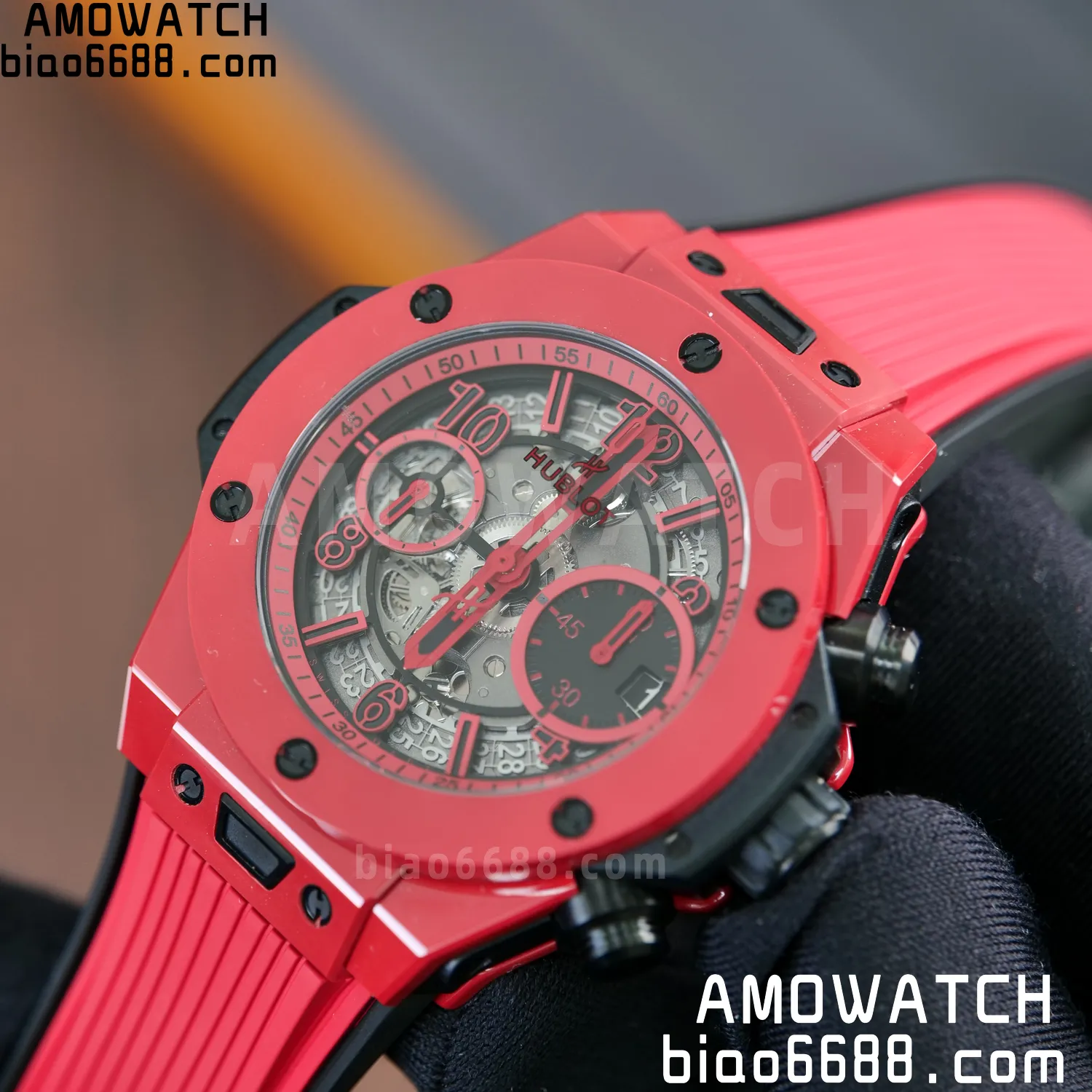 HUBLOT Big Bang Unico 441.CF.8513.RX 42mm BBF 1:1 Best Edition Red Ceramic 64 dc913e571998b18 AMO Watch