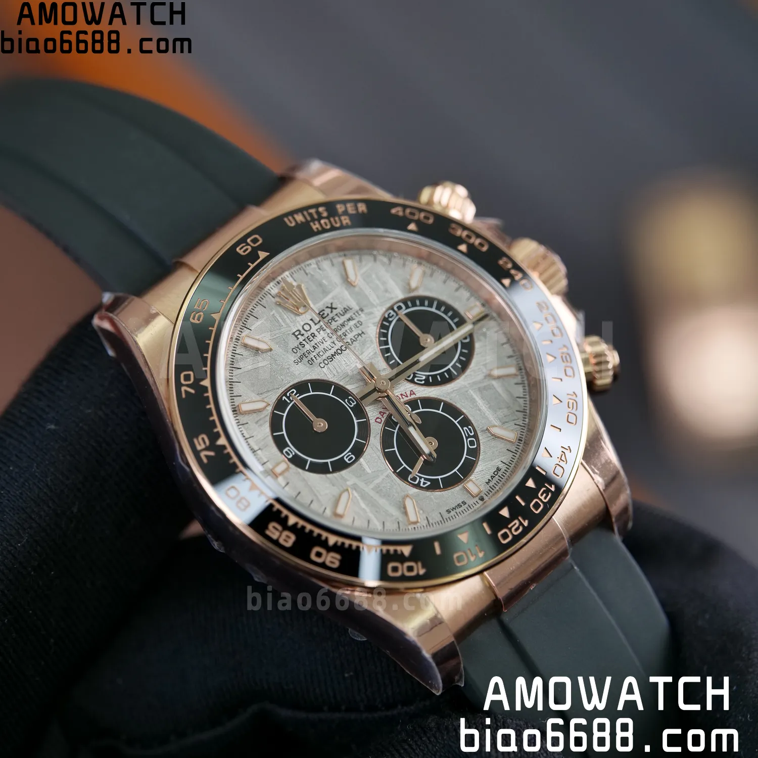 Rolex Daytona 126515 RG ARF1:1 Best Edition Meteorite Dial on Oysterflex Strap DD4131 73 e015e95b92ee424 阿默表行AmoWatch