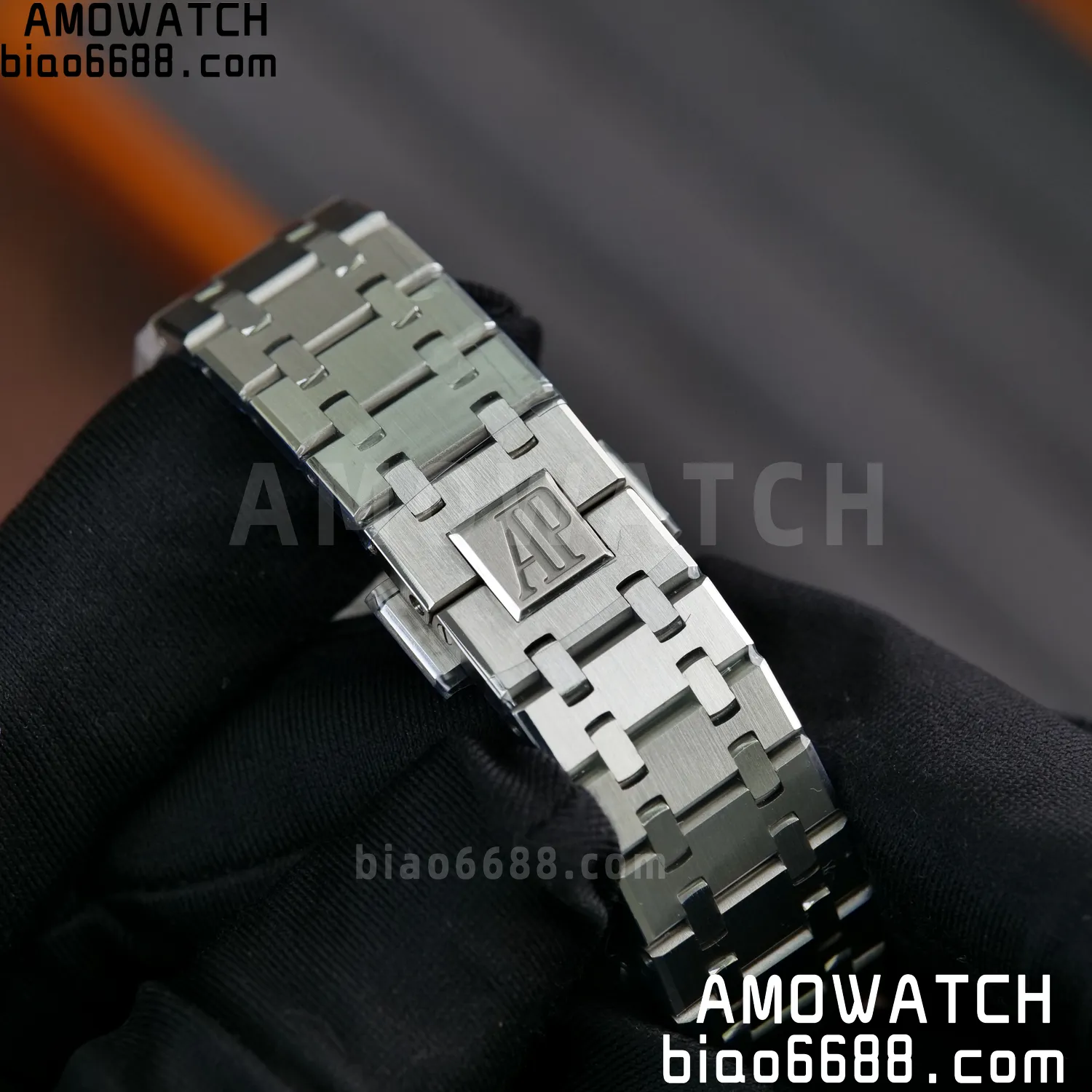 AP Royal Oak 41mm 15510ST SS APS Factory 1:1 Best Edition Black Dial on SS Bracelet SA4302 Super Clone (Free Sprung) 98 e3b1781959f508a 阿默表行AmoWatch