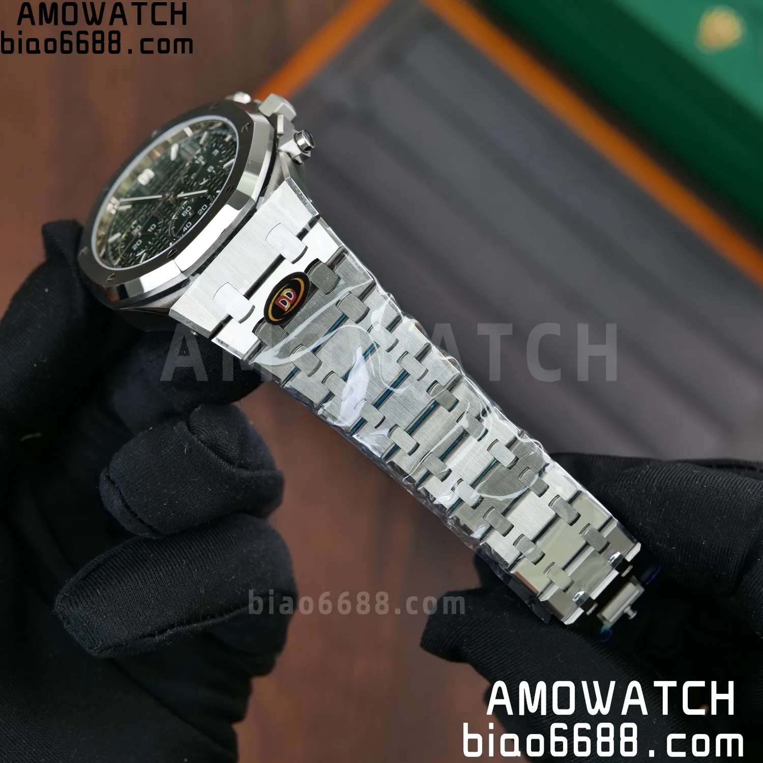 Royal Oak Chrono 26240 SS DDF 1:1 Best Edition Green Dial on SS Bracelet DD4401 Super Clone (50th Anniversary) 65 f0542650d889d60 AMO Watch