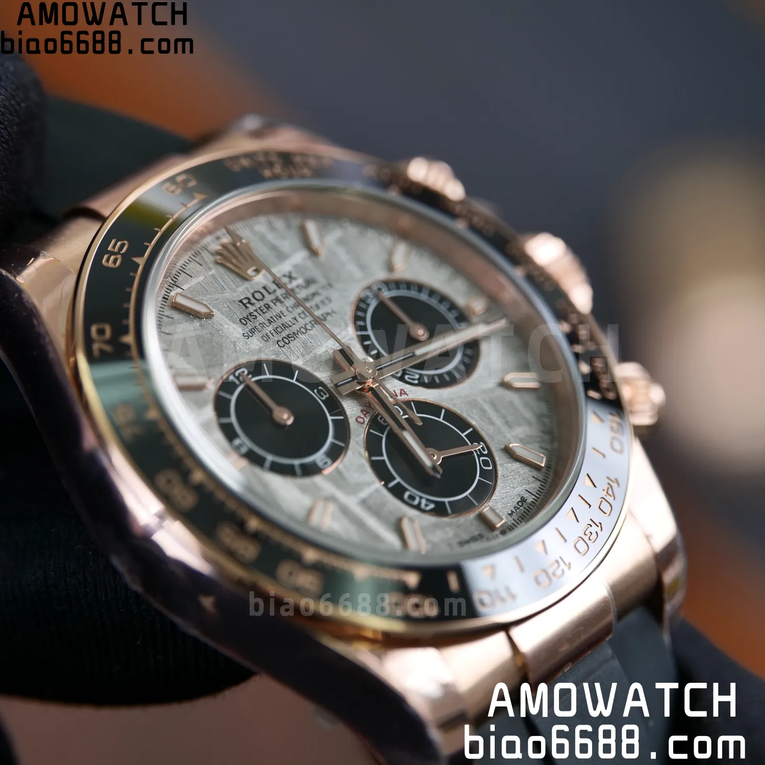 Rolex Daytona 126515 RG ARF1:1 Best Edition Meteorite Dial on Oysterflex Strap DD4131 80 f43b5a2dbc48330 阿默表行AmoWatch