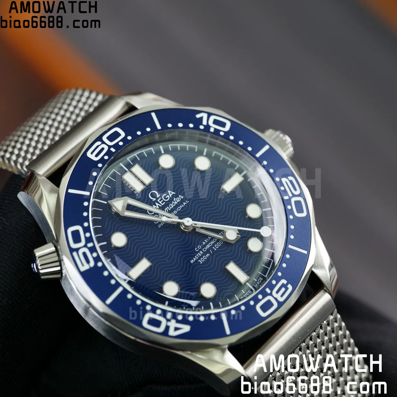 Omega Seamaster 300m 42mm VSF 1:1 Best Edition Blue Dial SA8806 Super Clone V6 85 fddb696c20785fa 阿默表行AmoWatch