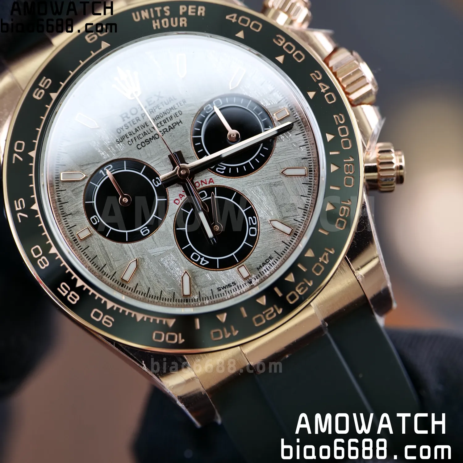 Rolex Daytona 126515 RG ARF1:1 Best Edition Meteorite Dial on Oysterflex Strap DD4131 78 fe1c7c0790b977e 阿默表行AmoWatch