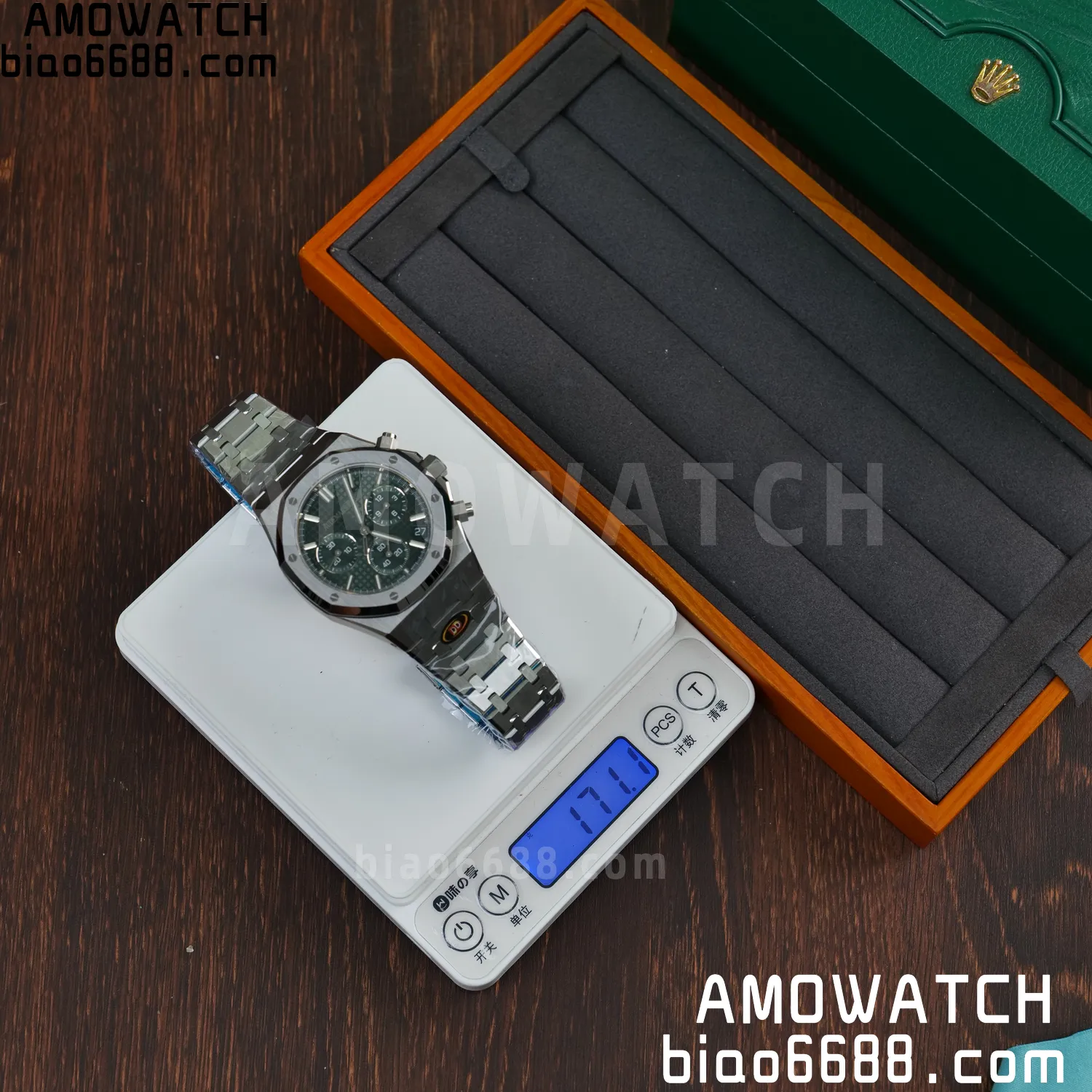 Royal Oak Chrono 26240 SS DDF 1:1 Best Edition Green Dial on SS Bracelet DD4401 Super Clone (50th Anniversary) 59 ff63954246069c1 AMO Watch