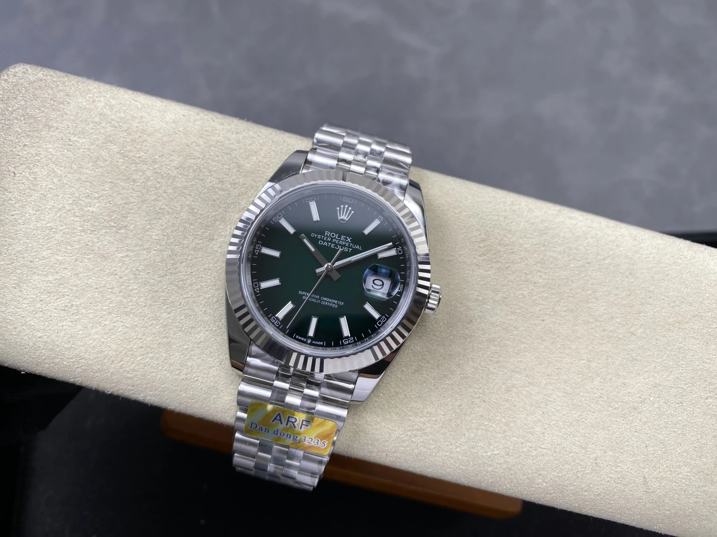 Rolex DateJust 126334 41mm ARF 1:1 Best Edition Green Dial on Jubilee Bracelet dd3235 28 042989b8dfae262 阿默表行AmoWatch