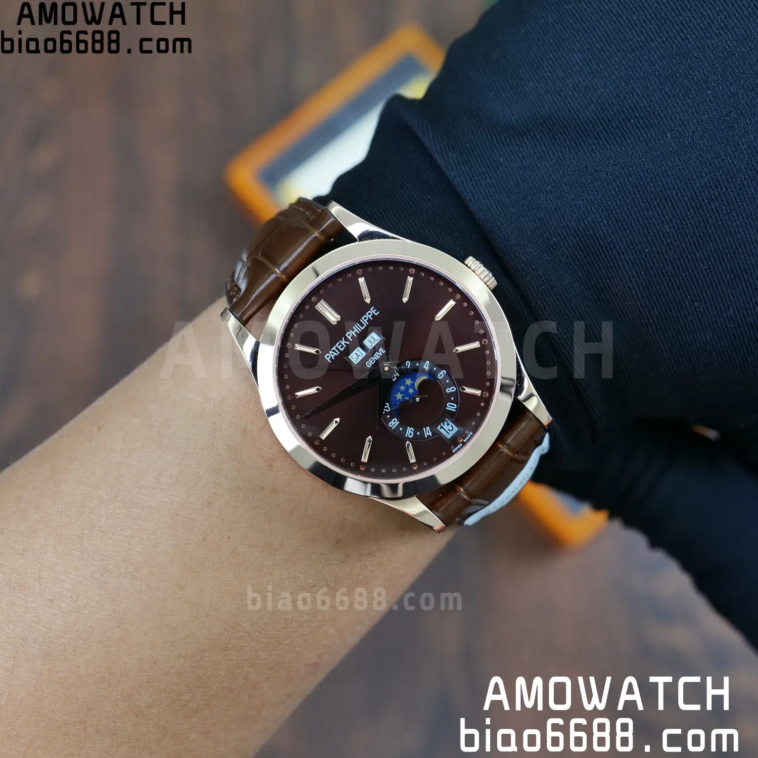 Custom Made Patek Philippe Annual Calendar Moonphase 5396R 90 0a41c85a007de29 阿默表行AmoWatch